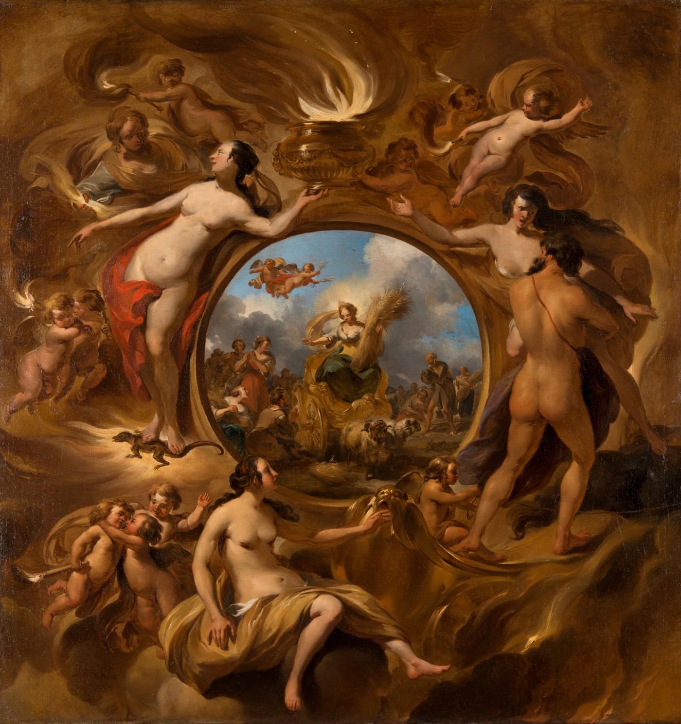 Les Saisons de Berchem réunies au Mauritshuis