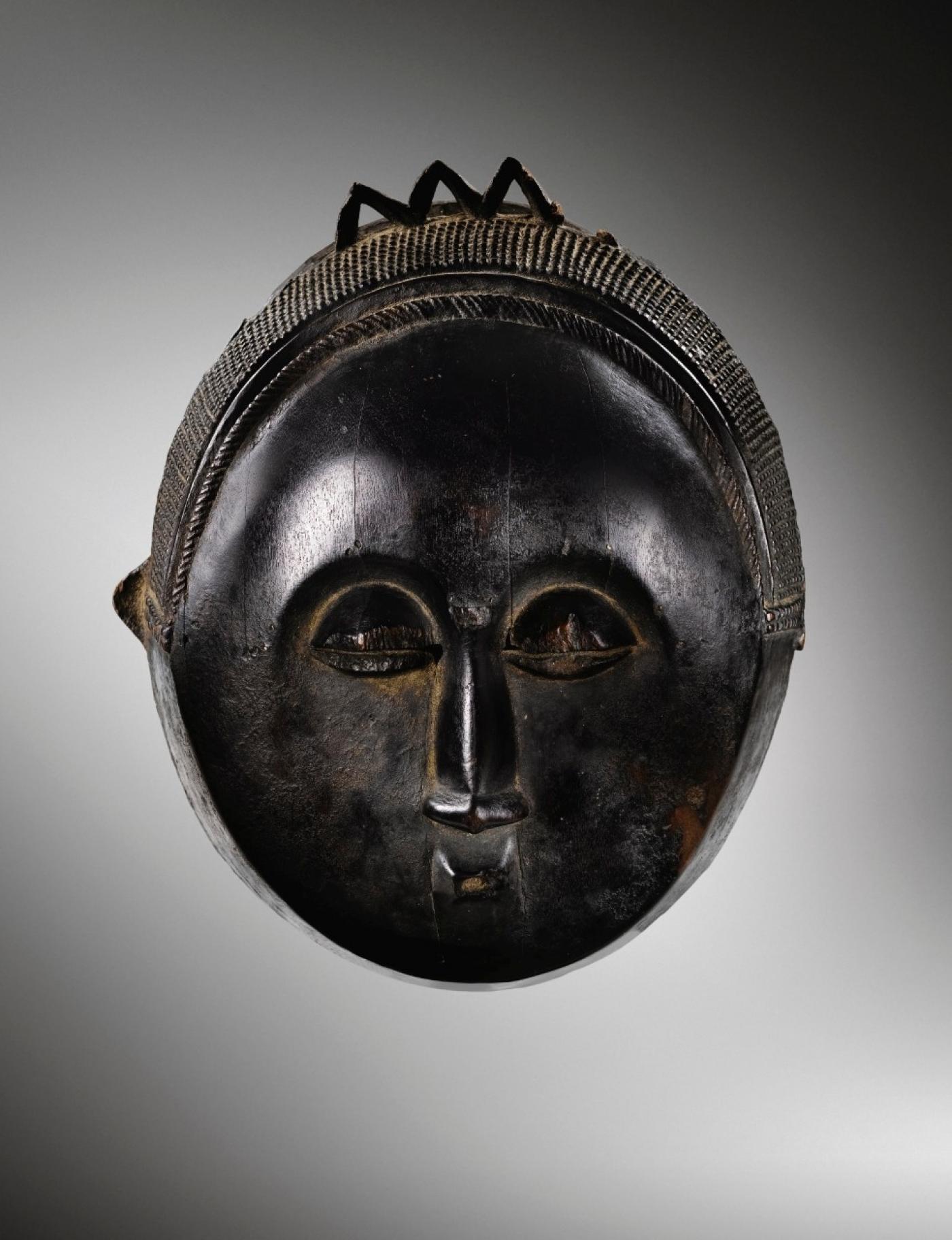 Masque, Baulé, Côte d'Ivoire, Collection Marceau Rivière. Vendue 4,7 millions d'euros chez Sotheby's Paris.