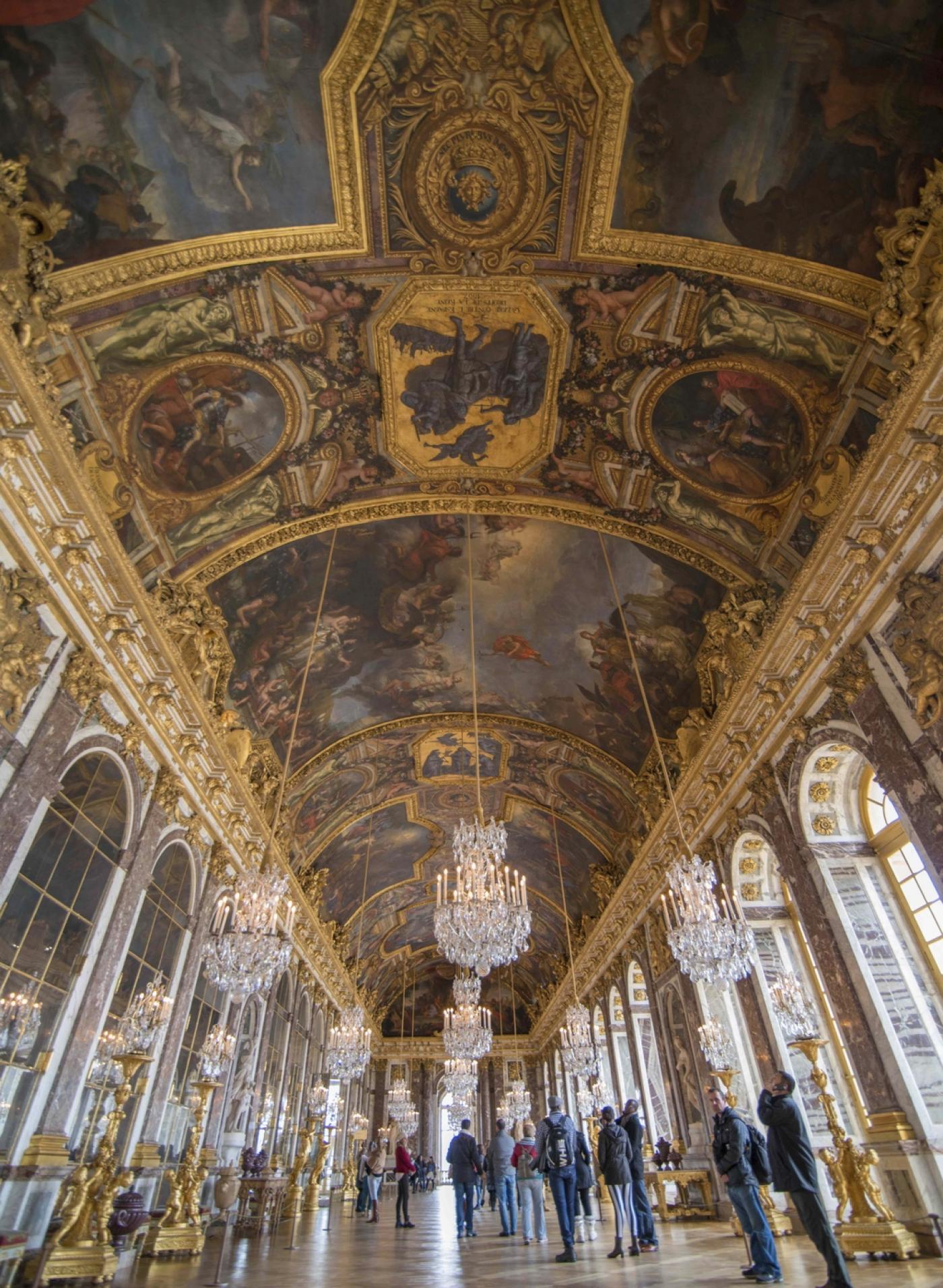 La Galerie des Glaces, château de Versailles.