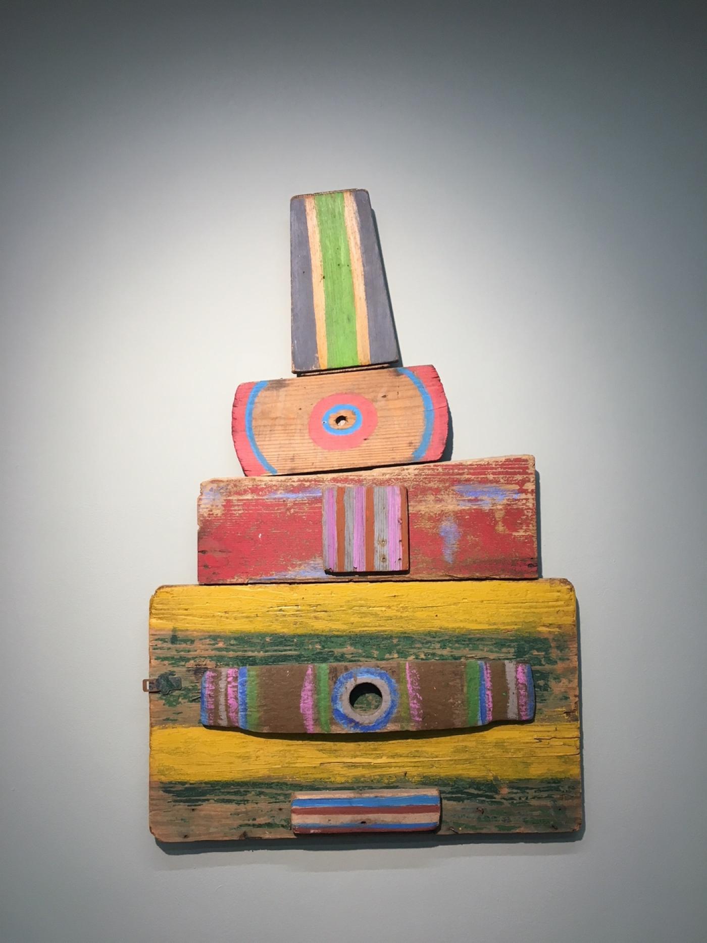 Betty Parsons, "Sultan", 1978,
acrylique sur bois, 103 x 69 x 7cm.