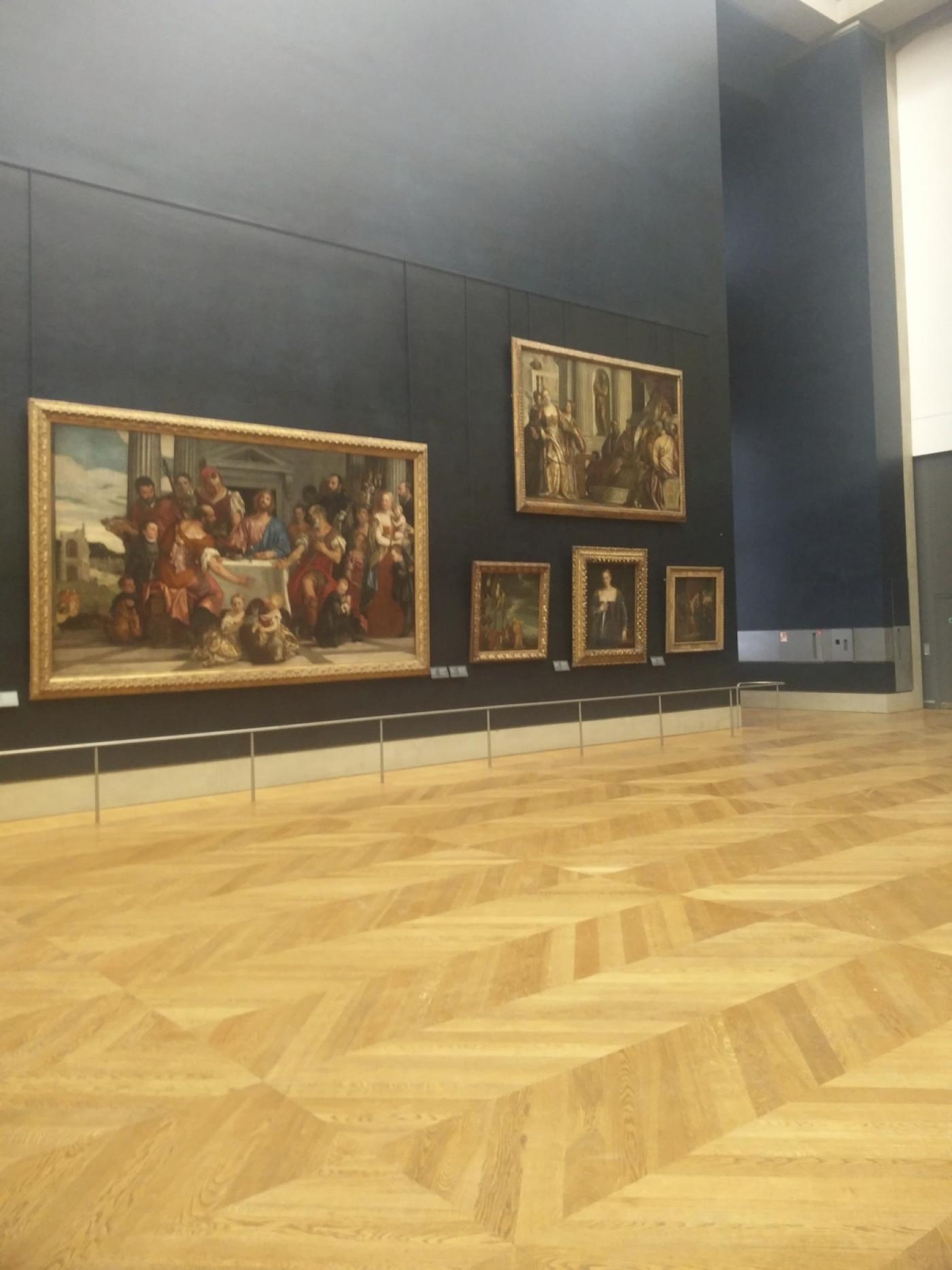 La salle des Etats, au Musée du Louvre, après rénovation. 2019.