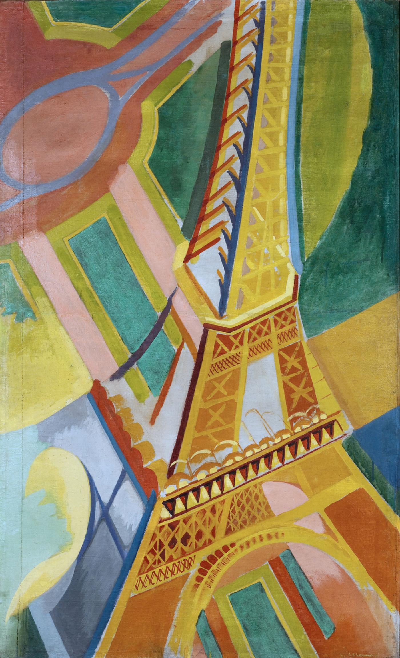 Robert Delaunay, "Tour Eiffel", 1926, huile sur toile, 170 x 104 cm
Musée d’Art Moderne de Paris.
