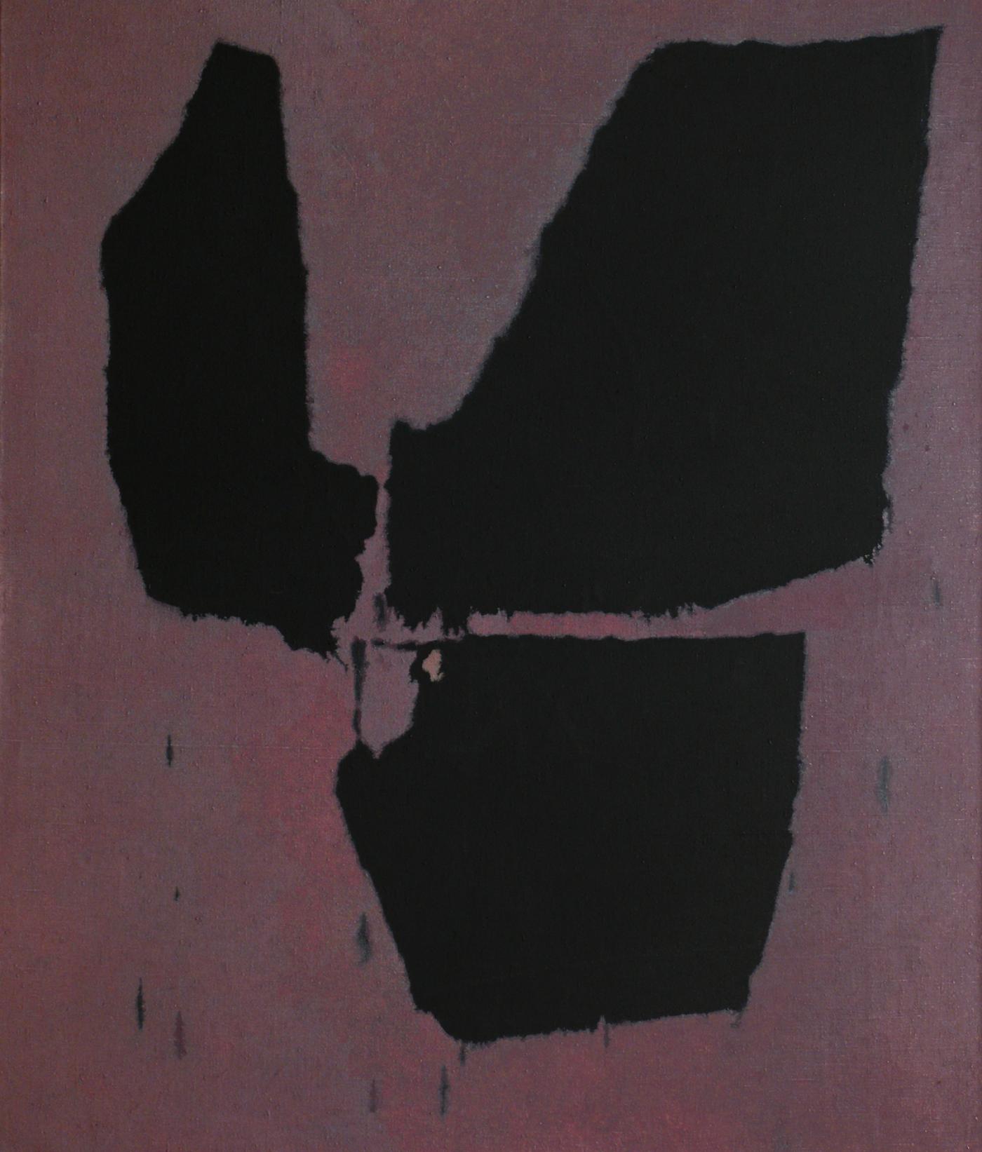 Charles Pollock, "Rome One", 1962, huile sur toile, 155 x 130 cm. Galerie ETC.