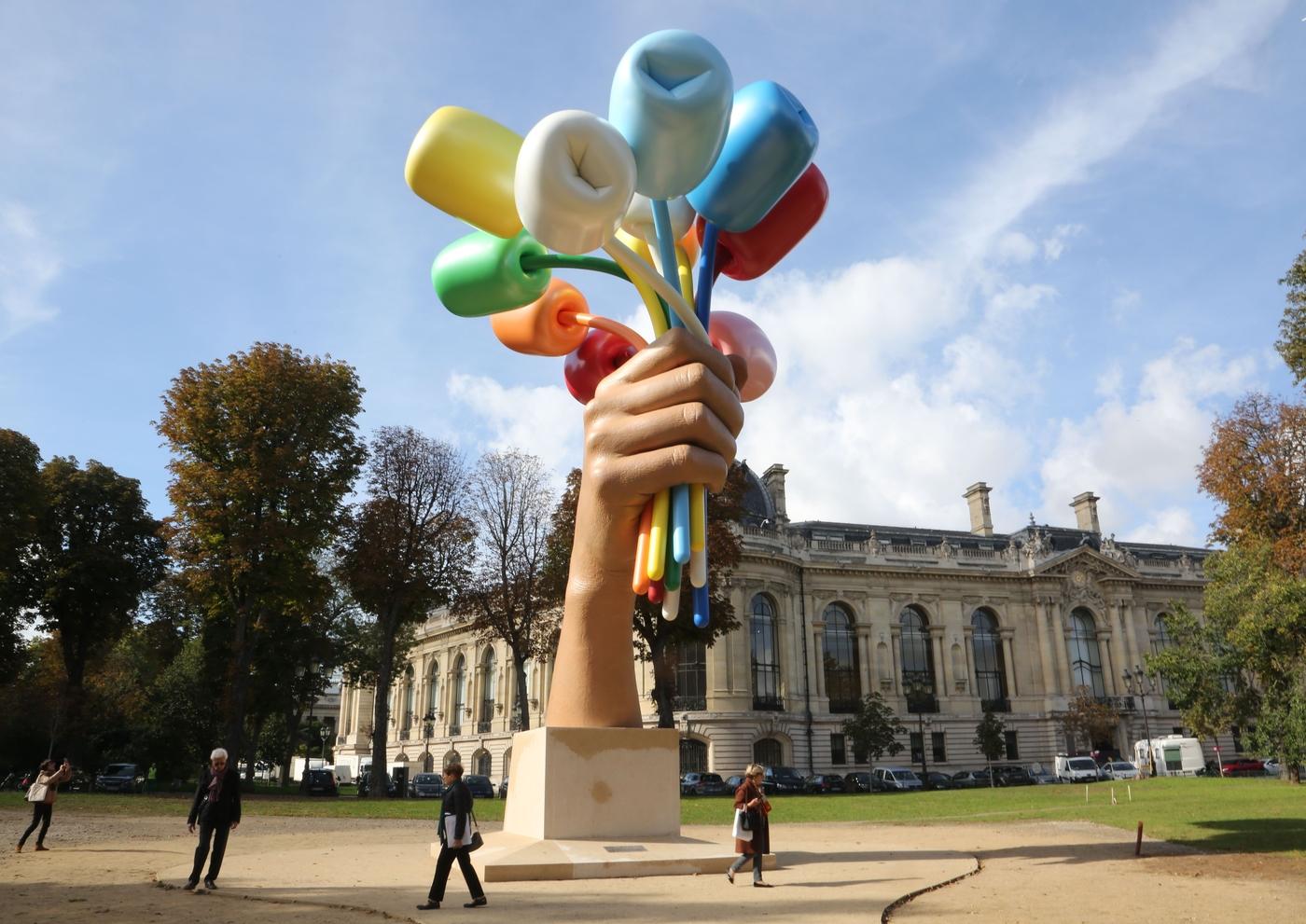 Jeff Koons, Bouquet de Tulipes, 2019.