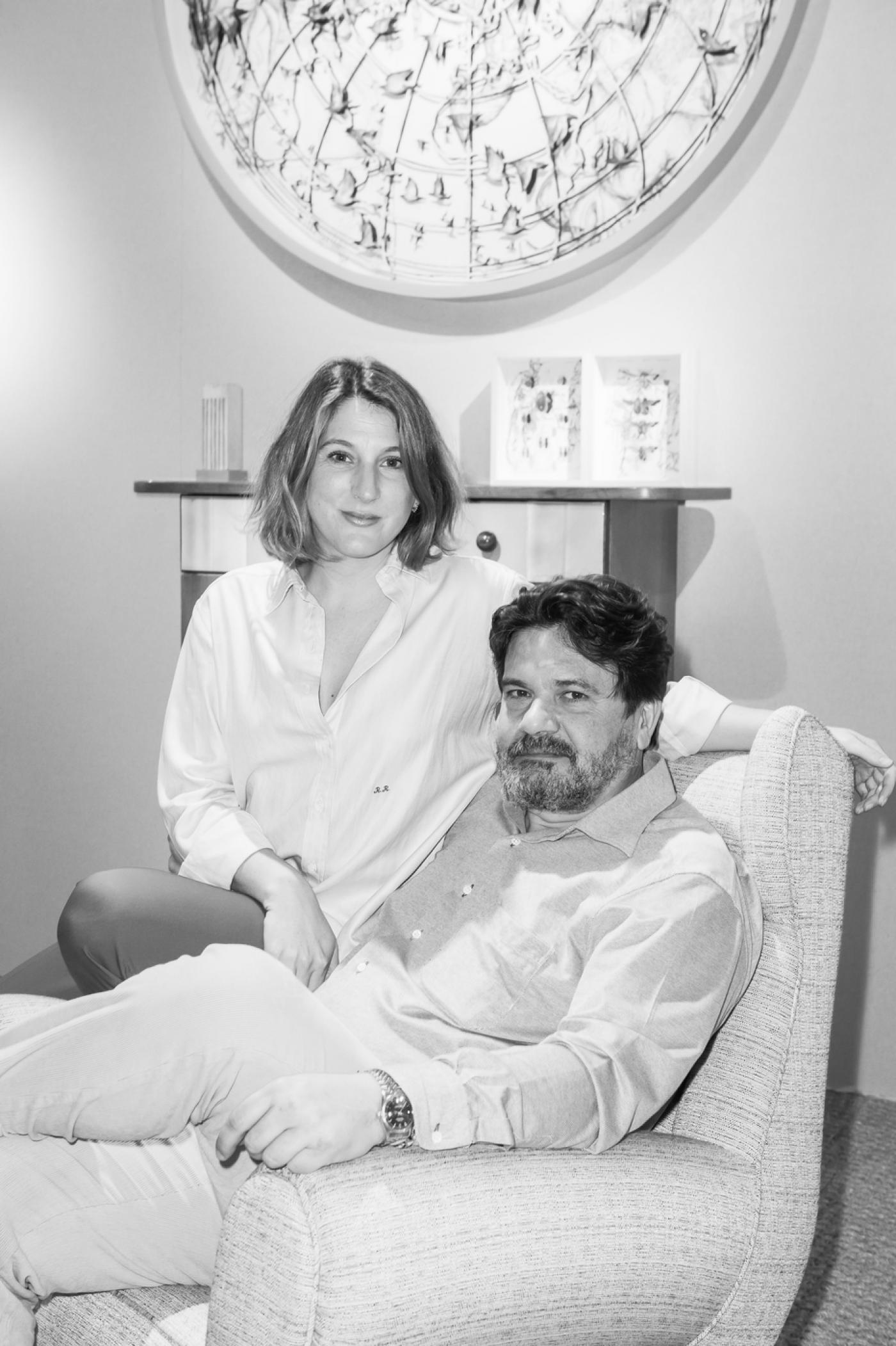 Raphaëlla Riboud-Seydoux et Alessandro Pron.