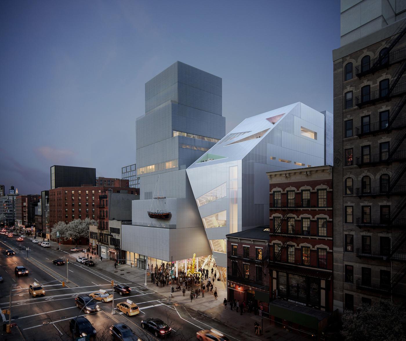 Le nouveau bâtiment du New Museum, par le cabinet d'architecture OMA.