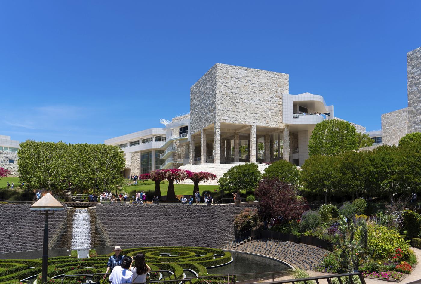 Le Getty Museum face au Getty Fire