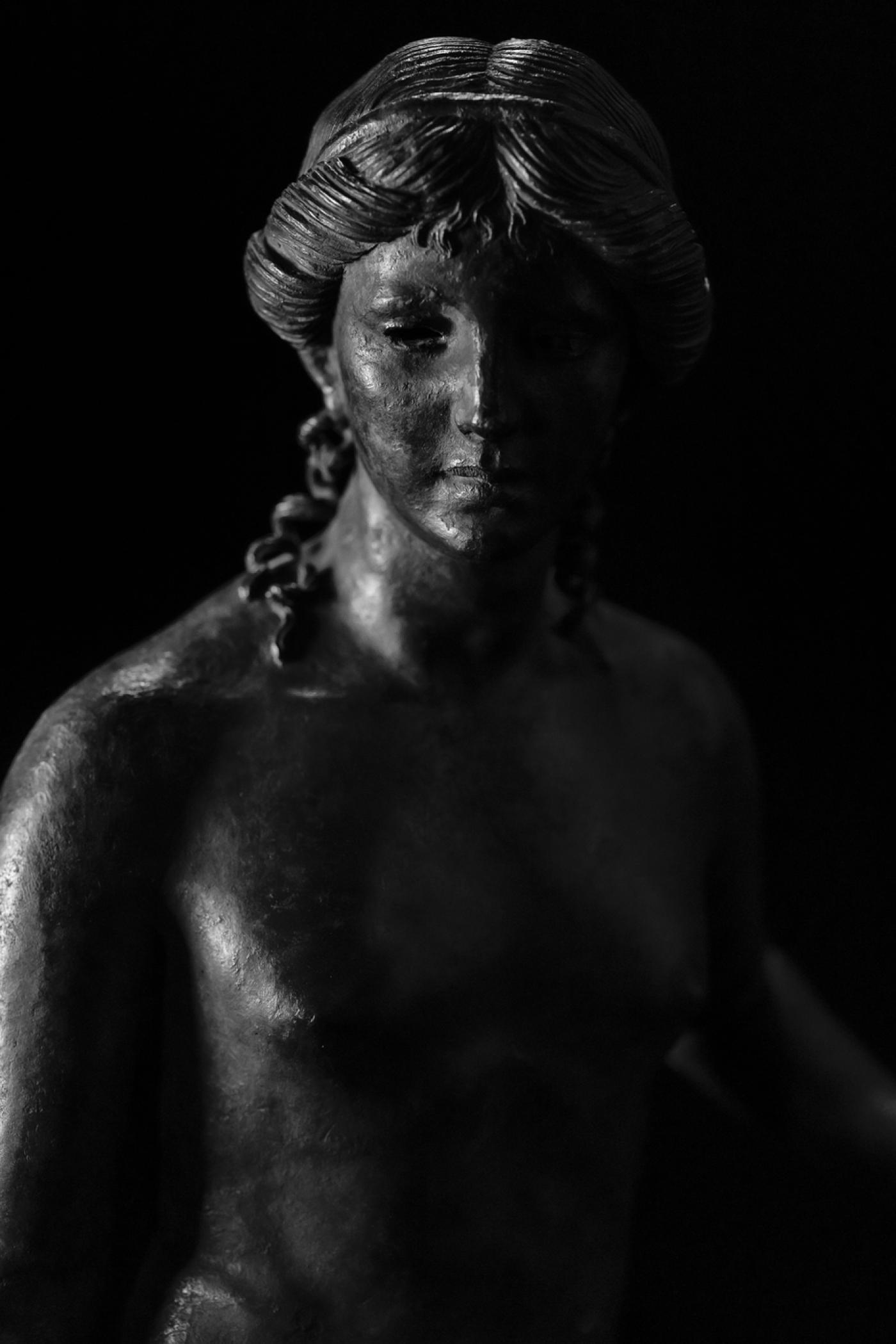 Apollon Citharède, 2nde moitiée du IIe siècle av. J.-C., bronze, h. 68 cm.
Provenance : région de Pompéi.