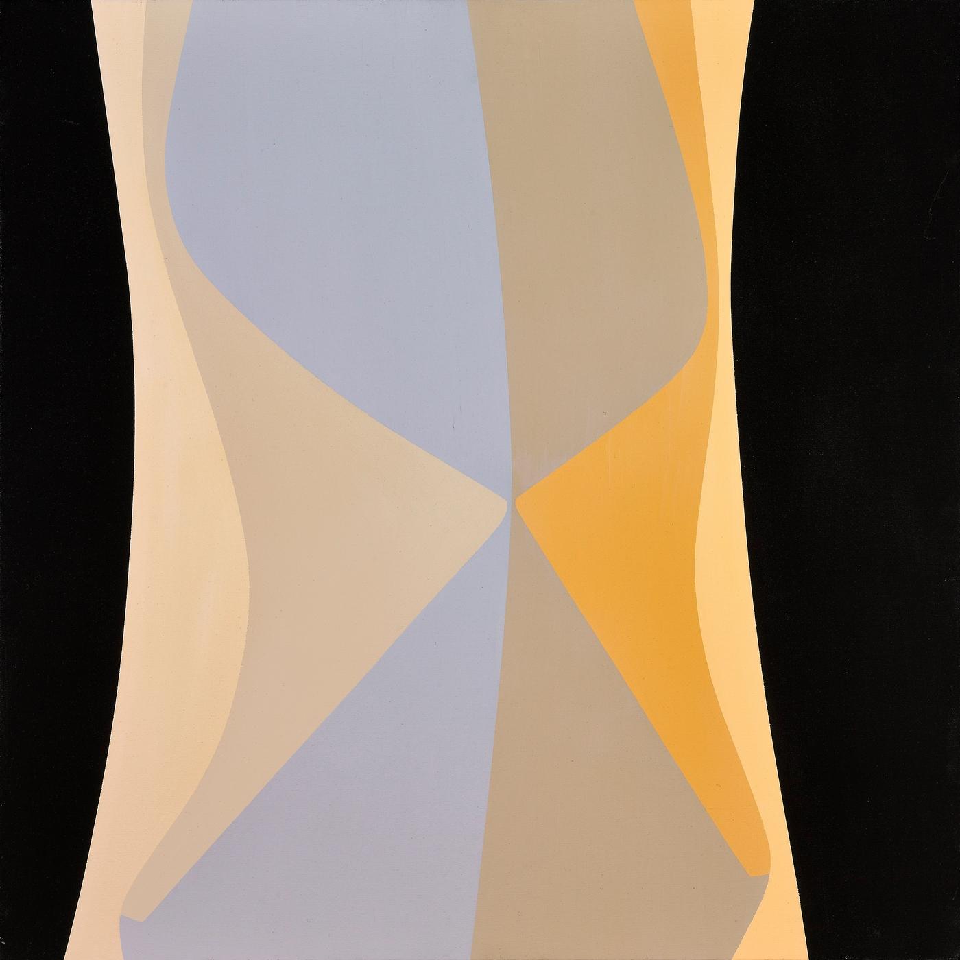 Helen Lundeberg, "Untitled", 1968, acrylic on canvas, 30 x 30 inches.