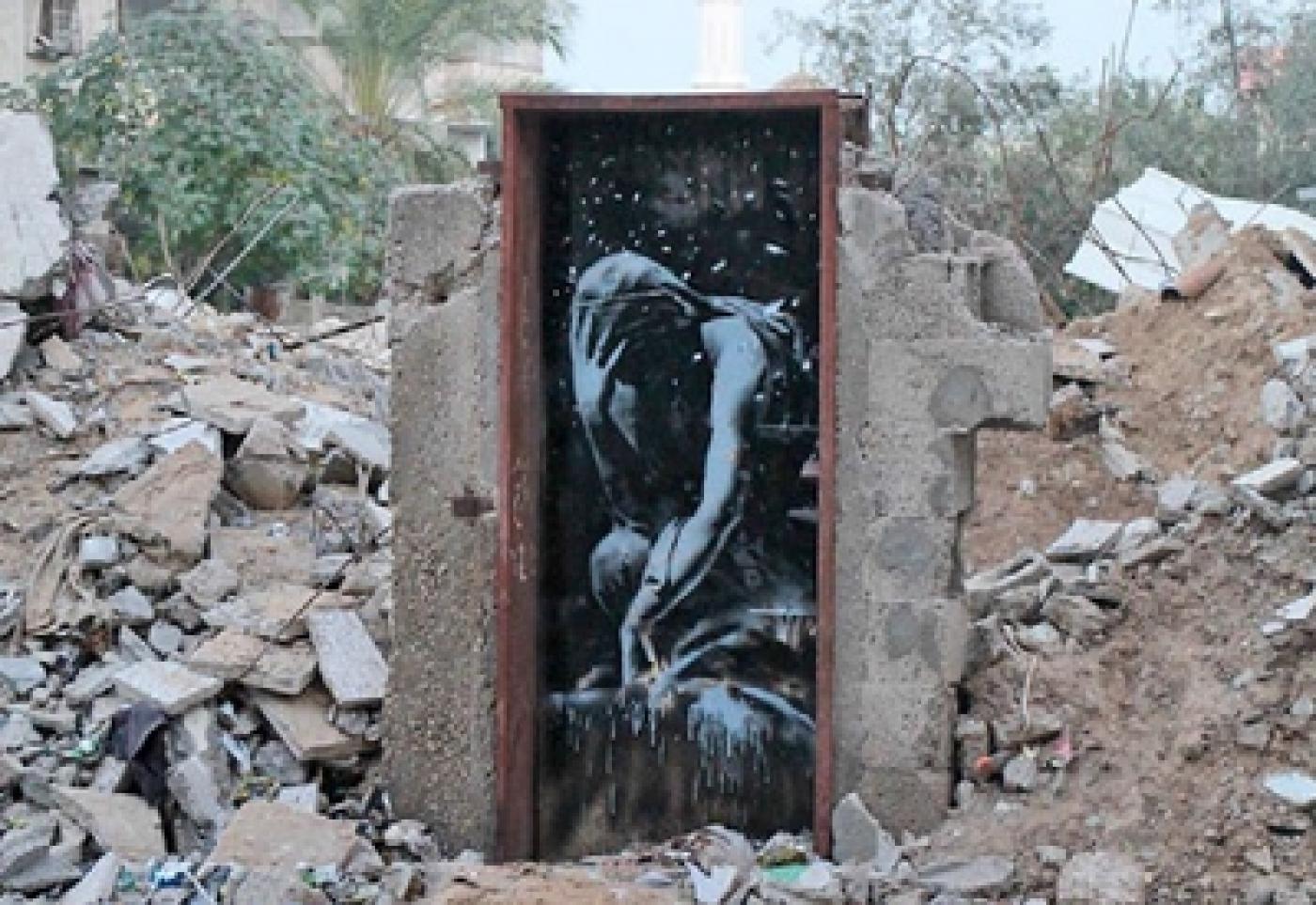 Un Banksy acheté pour 118 euros à Gaza