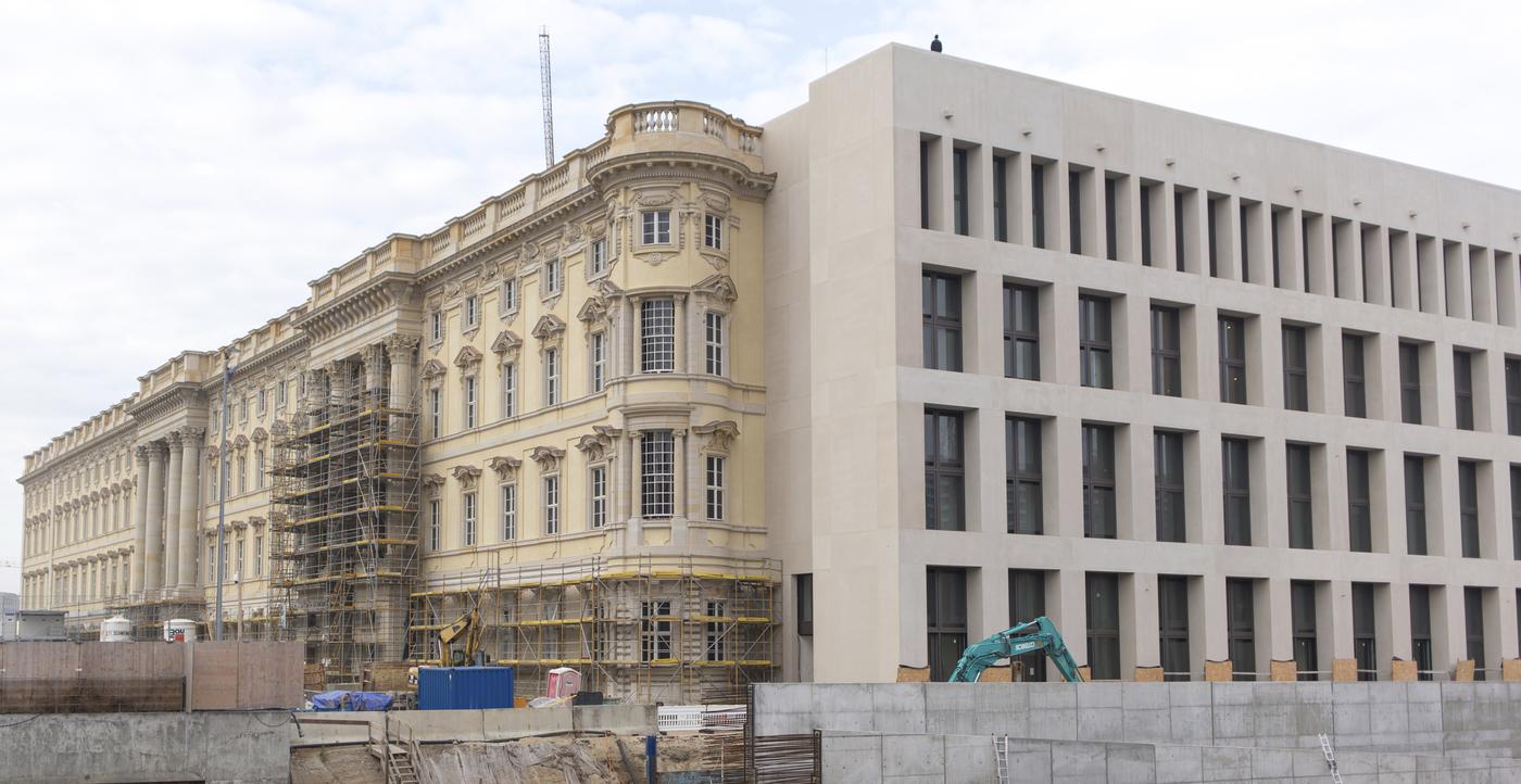 Le Humboldt Forum en travaux.