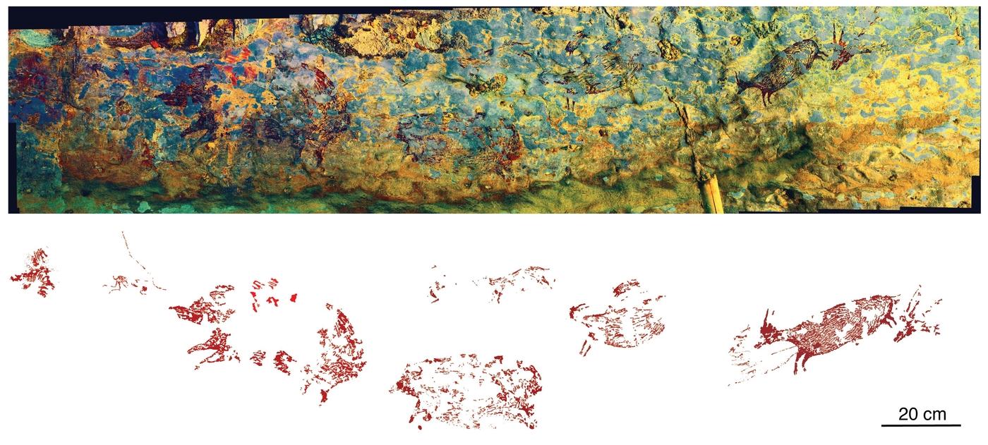 Des peintures figuratives de 44 000 ans