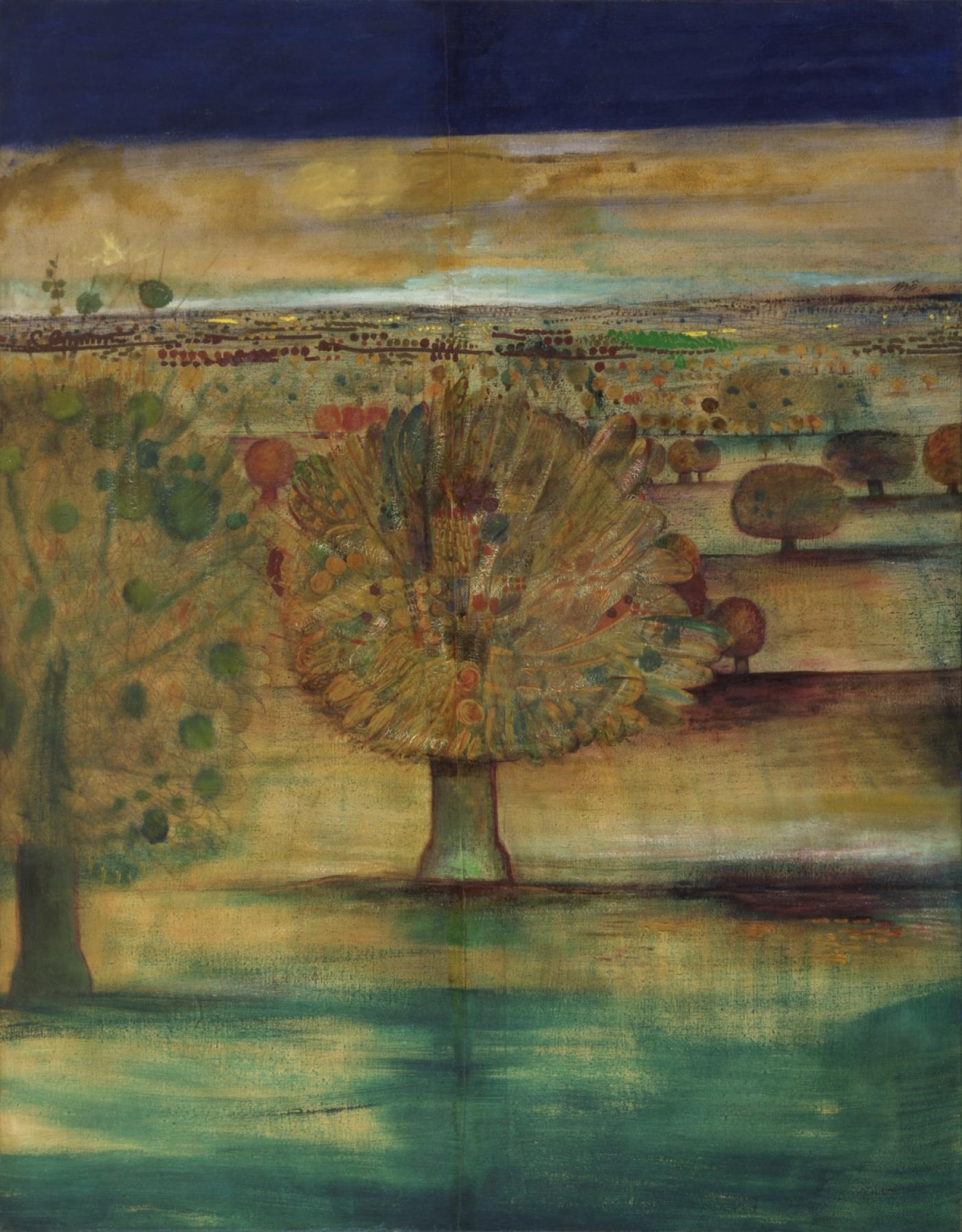 René Brô, L’Automne à Courgeron, 1960.