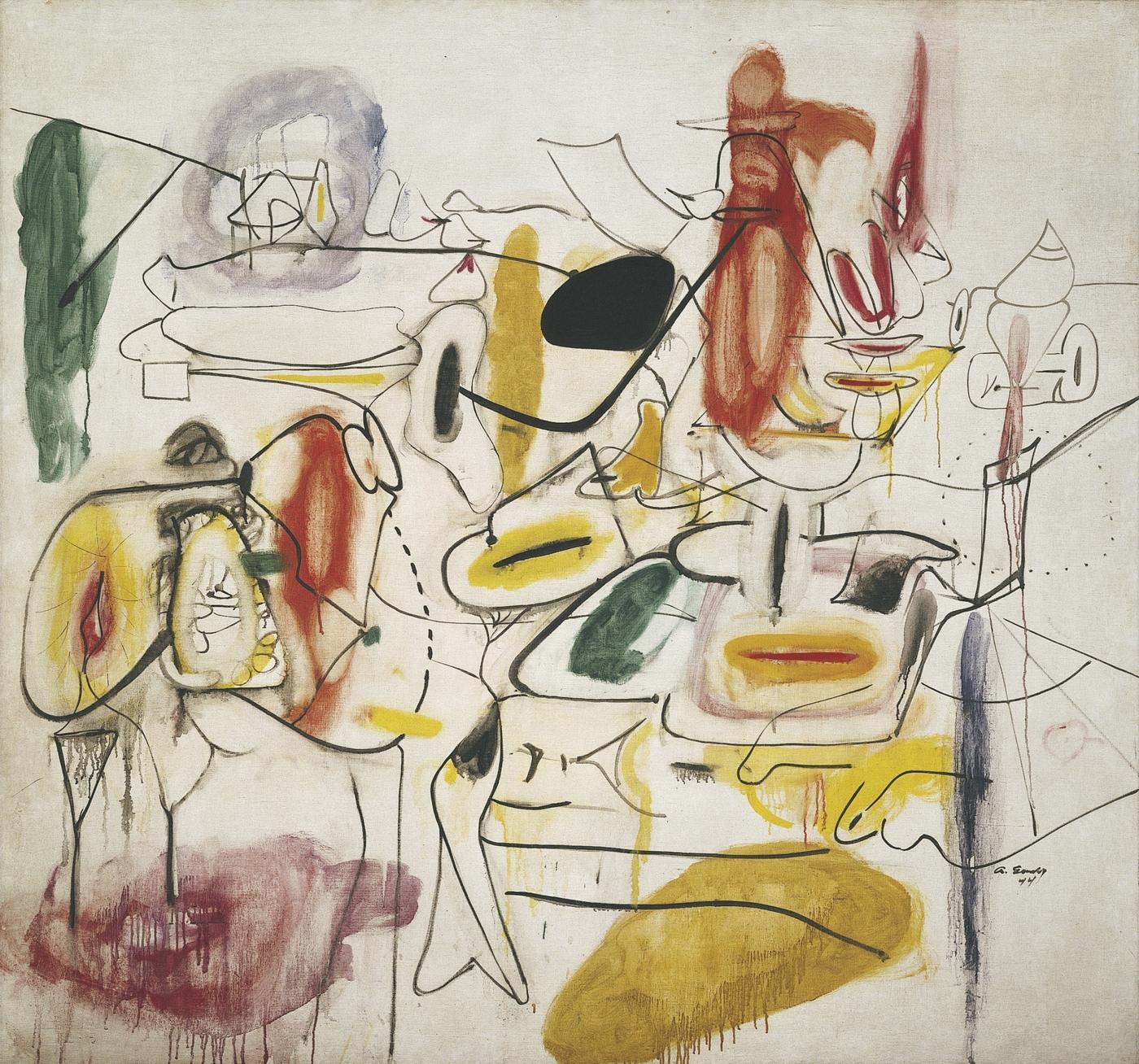 Arshile Gorky, Sans titre, été 1944.