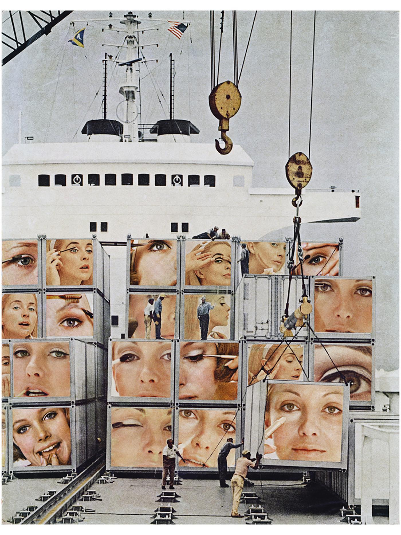 Martha Rosler, Cargo Cult, 1966-1972, d'après la série : « Body Beautiful, or Beauty Knows No Pain ». « Le Supermarché des images », jusqu'au 7 juin 2020 au Jeu de Paume, Paris.