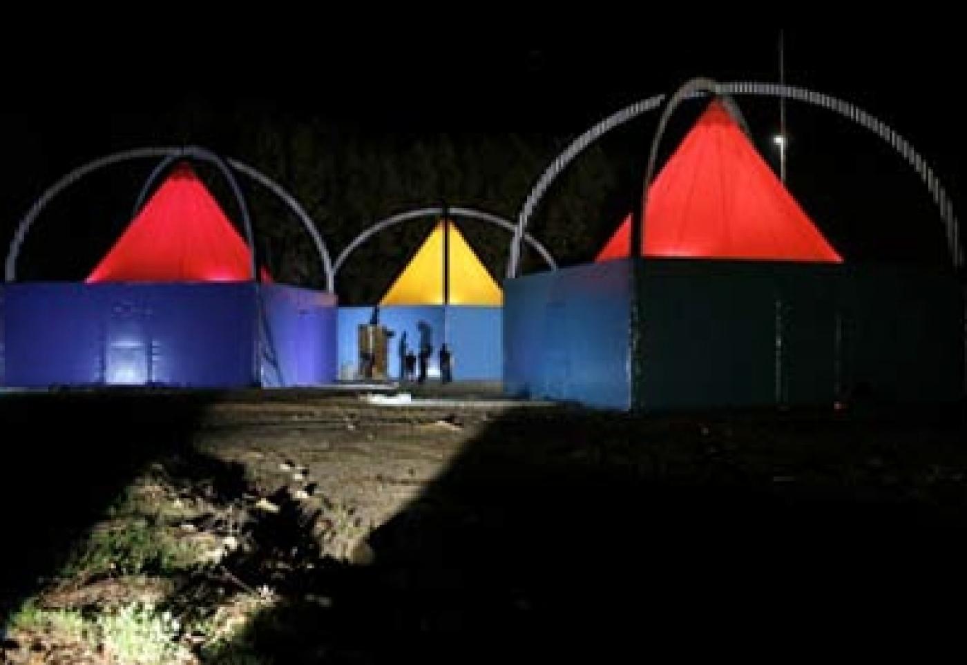 Buren fait son cirque à la Fondation Louis Vuitton