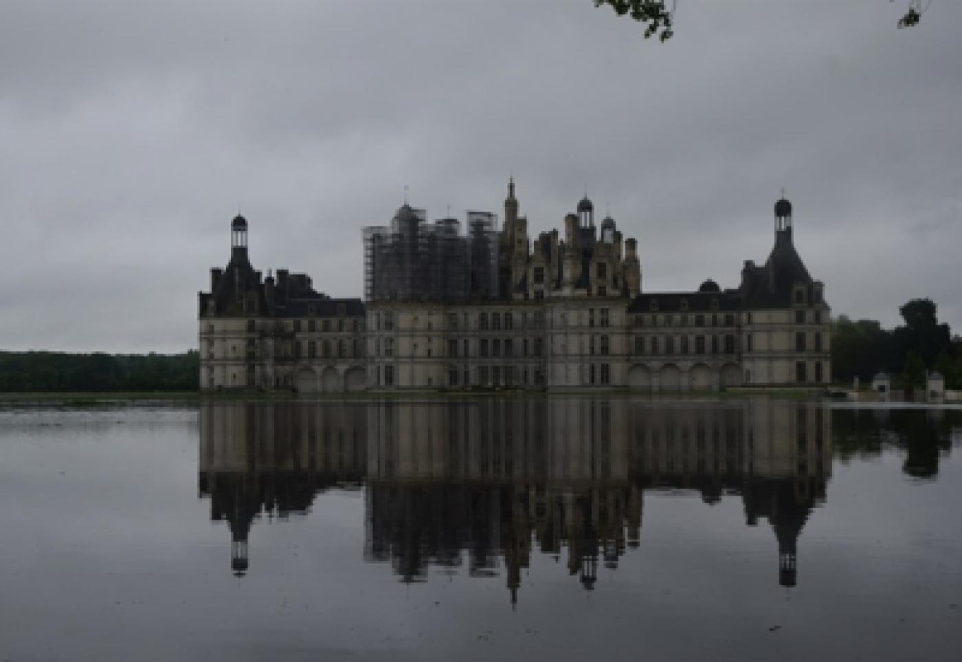 Chambord sous les eaux