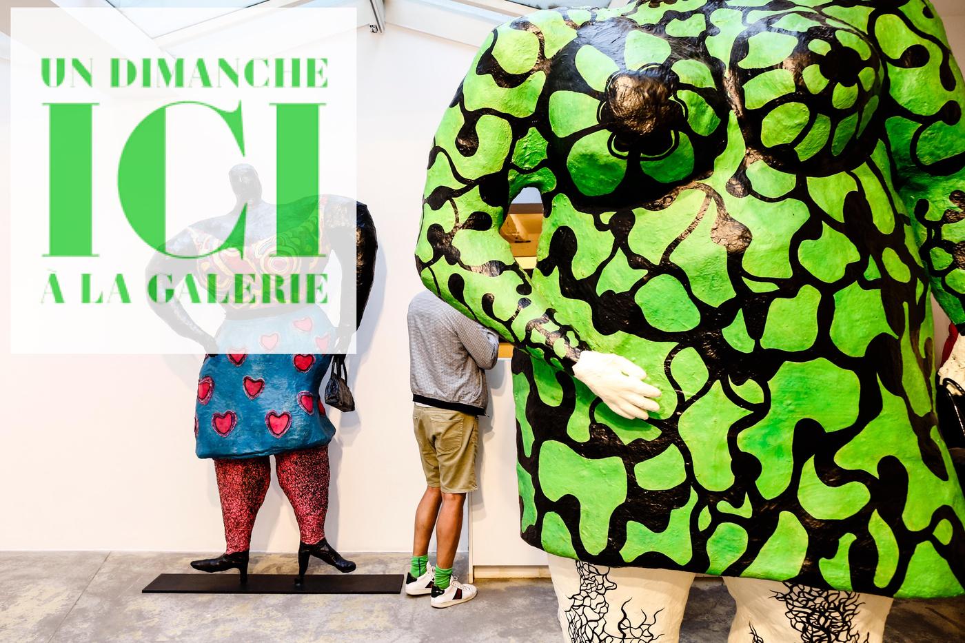 Niki de Saint-Phalle à la Galerie Georges-Philippe et Nathalie Vallois, « Un Dimanche à la Galerie » 2017.