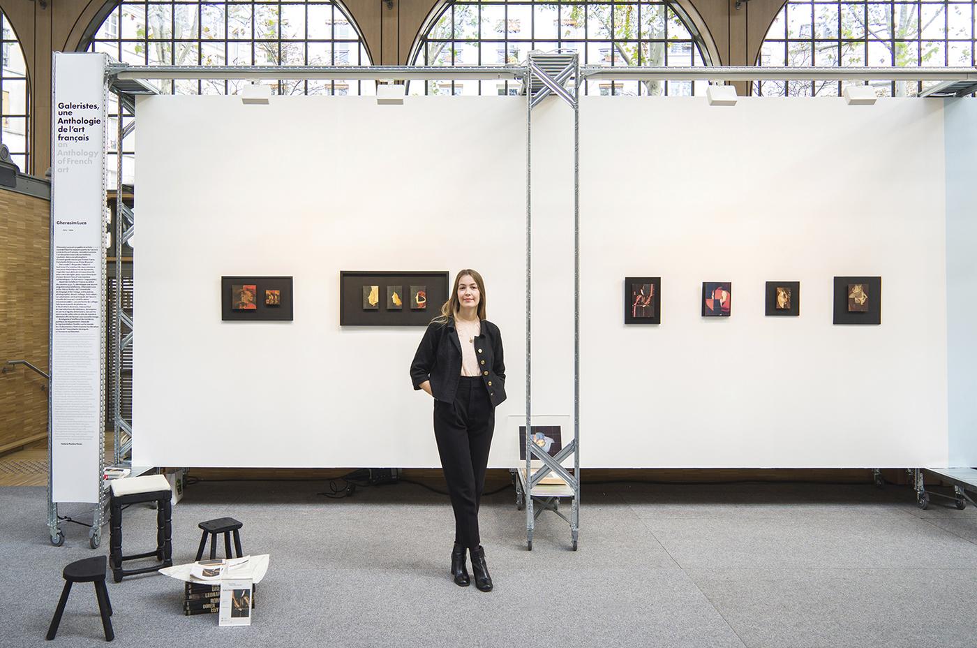 Pauline Pavec au salon "Galeristes", 2019.