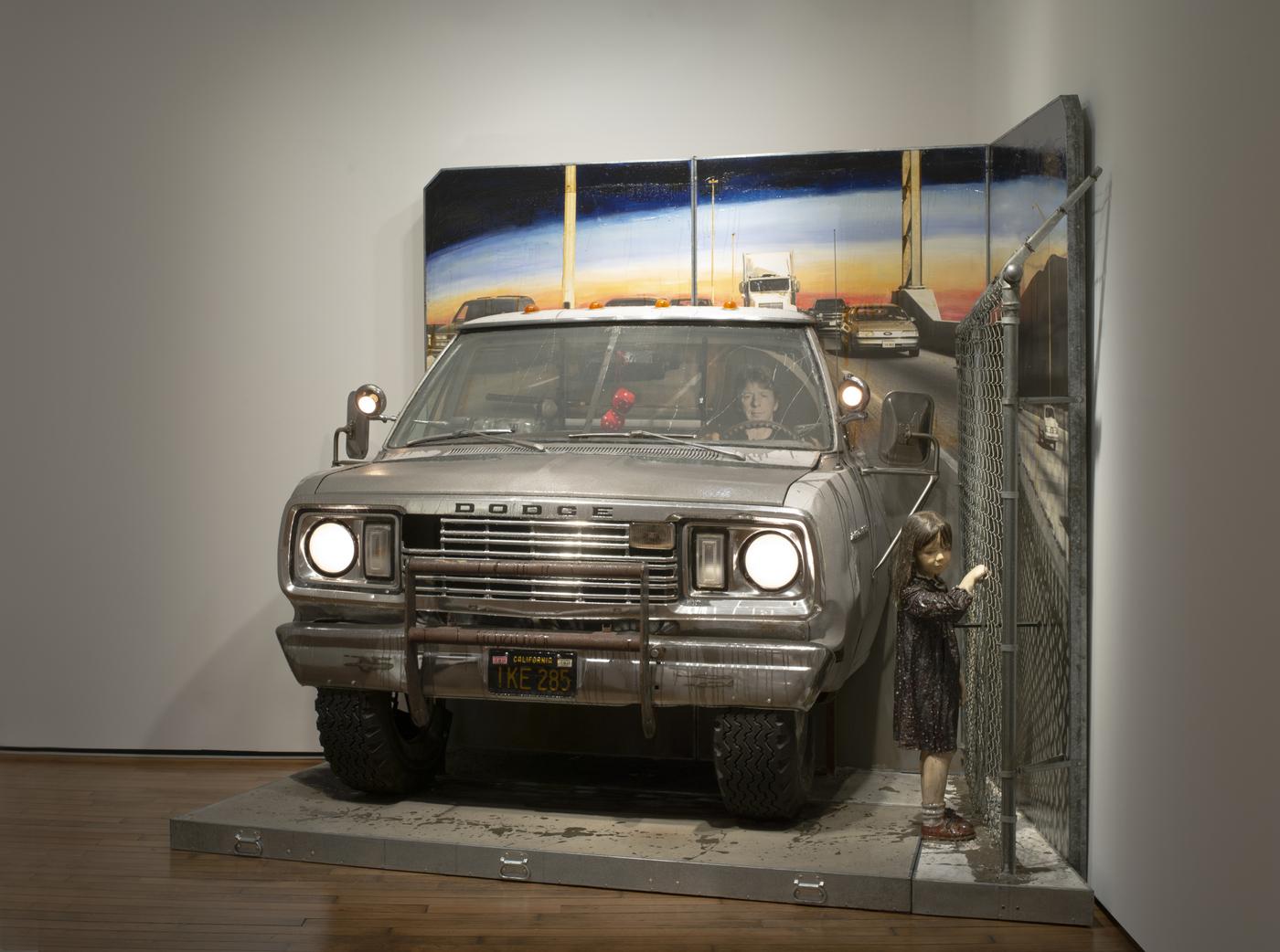 La petite-fille et le pick-up