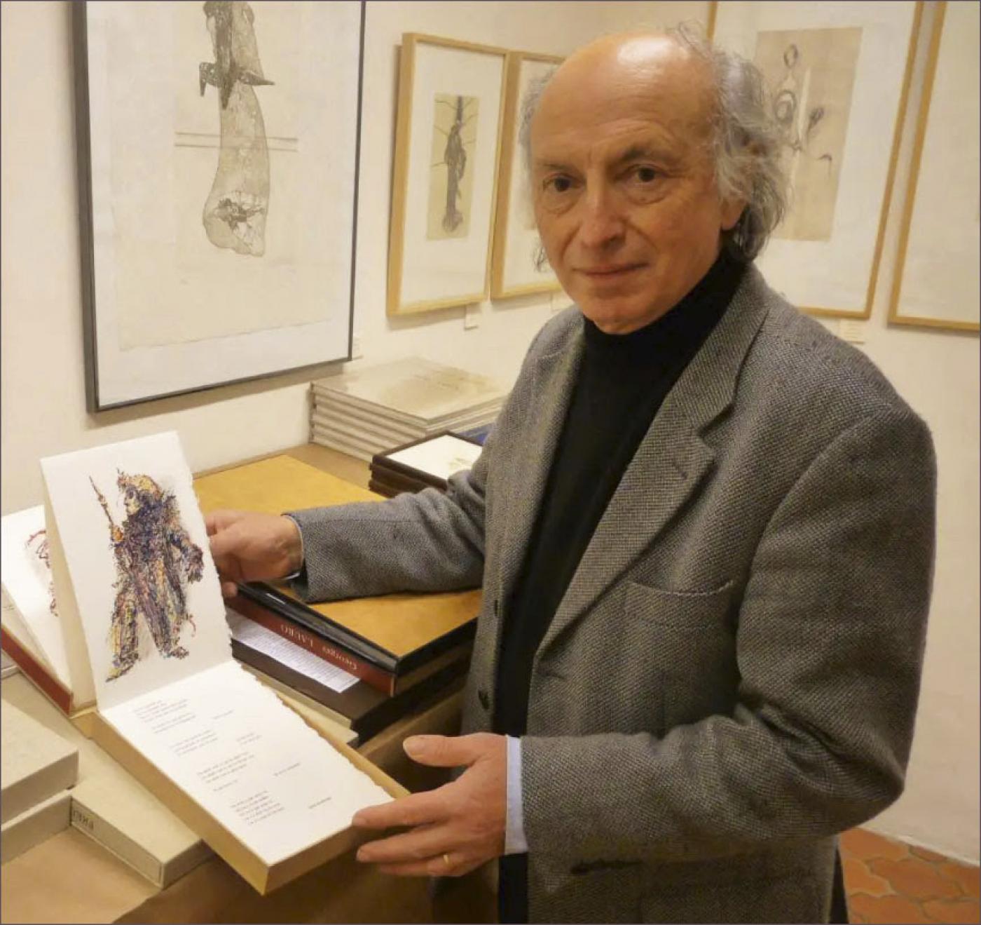 Pierre Chave, galeriste à Vence