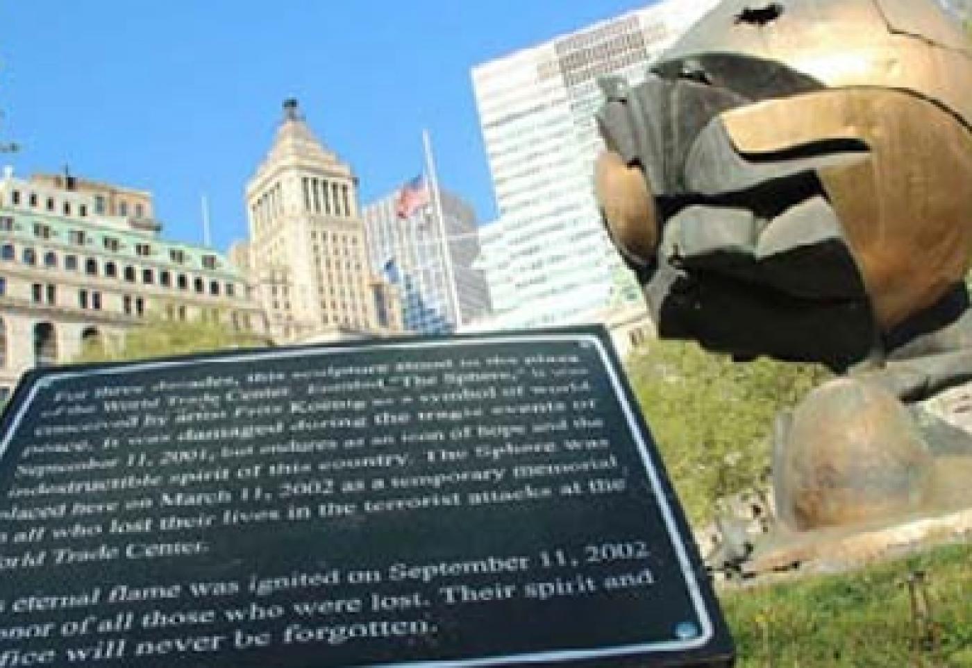 « The Sphere » de retour sur le site du World Trade Center à New York