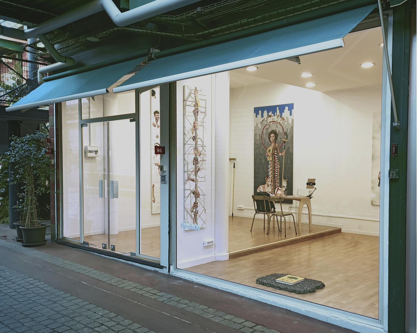 La galerie Ricardo Fernandes au marché Dauphine.