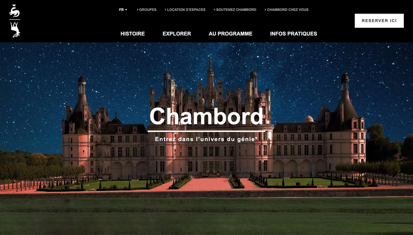 Site internet du domaine national de Chambord.