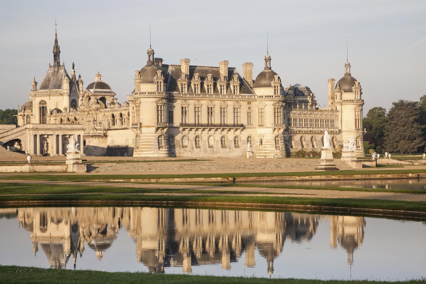 Le château de Chantilly.