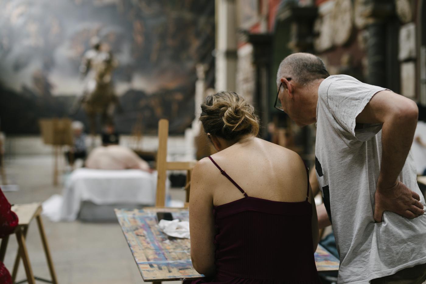 L'École Nationale supérieure des Beaux-Arts, atelier juillet 2019.