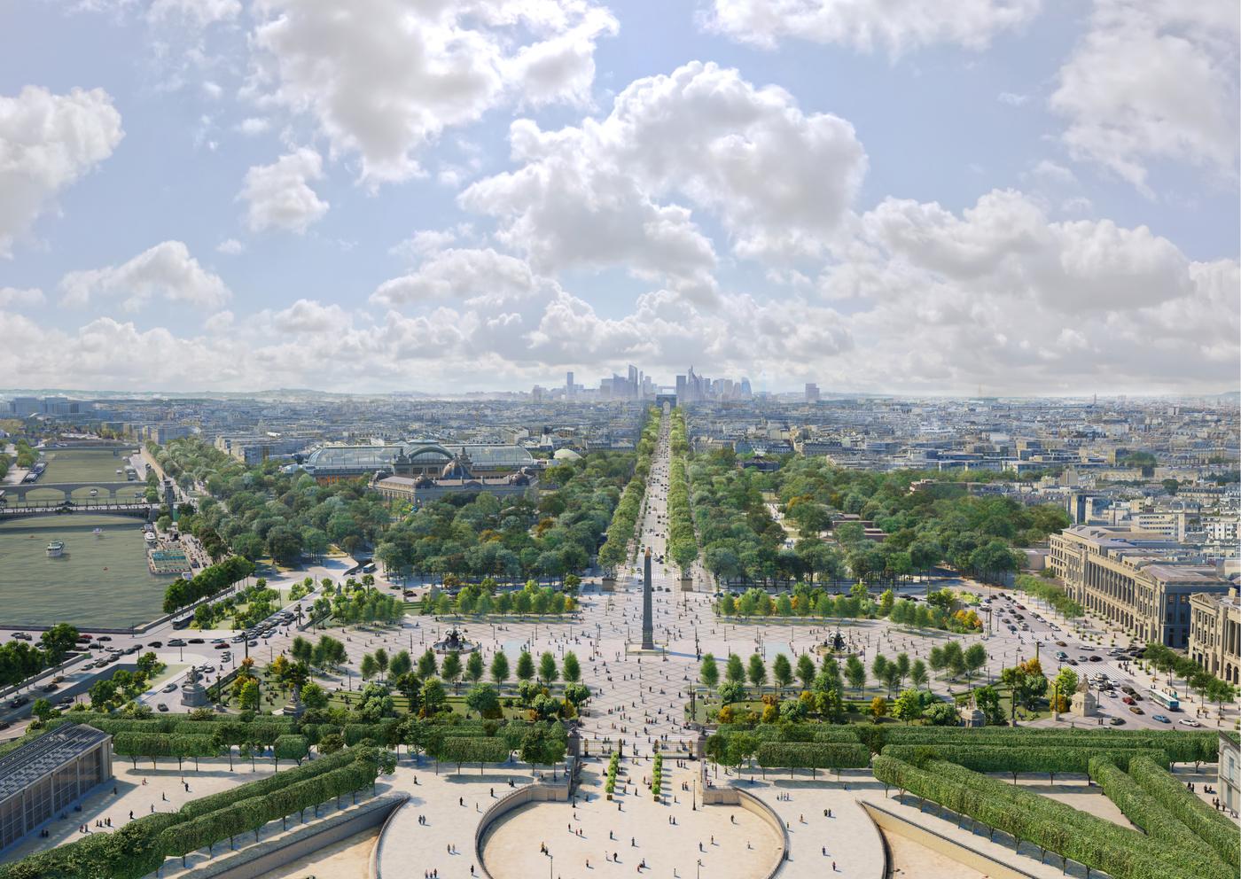 Les Champs-Élysées bientôt « jardin extraordinaire » ?