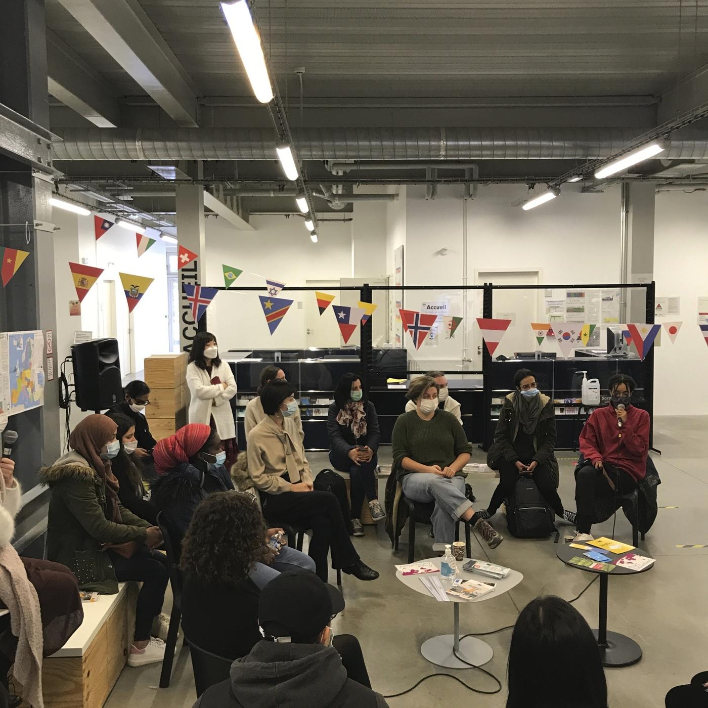 Rencontre avec les étudiants internationaux, Beaux-Arts de Nantes, 2020.