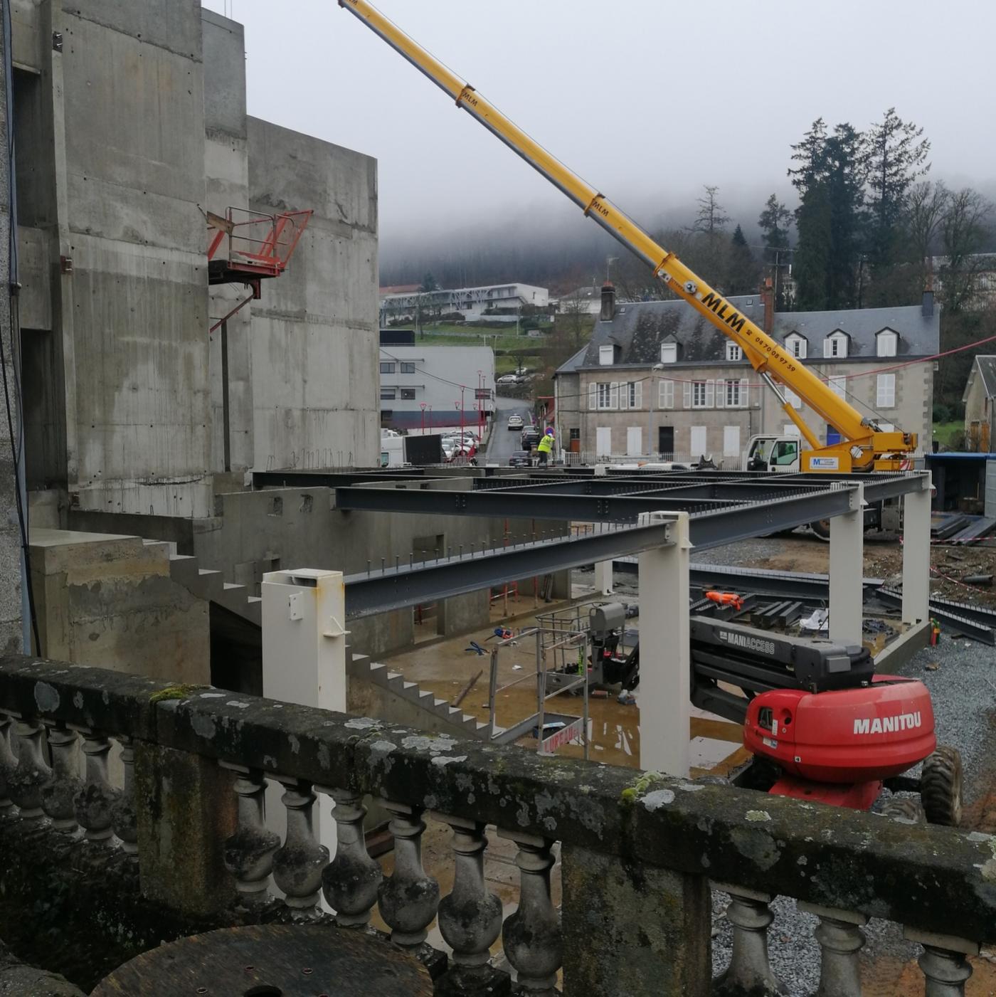 Le chantier de Guéret à l’arrêt