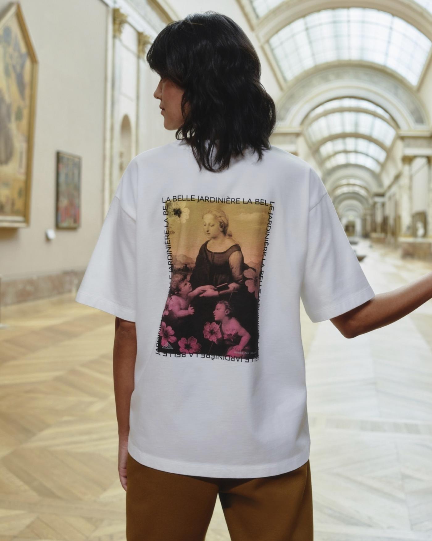 UNIQLO x musée du Louvre, T-shirt « La Belle Jardinière », 2021.