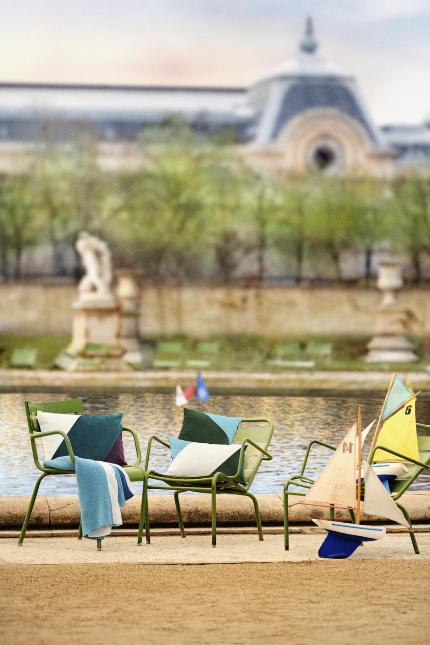 Maison Sarah Lavoine x musée du Louvre, collection « Tuileries », 2021.