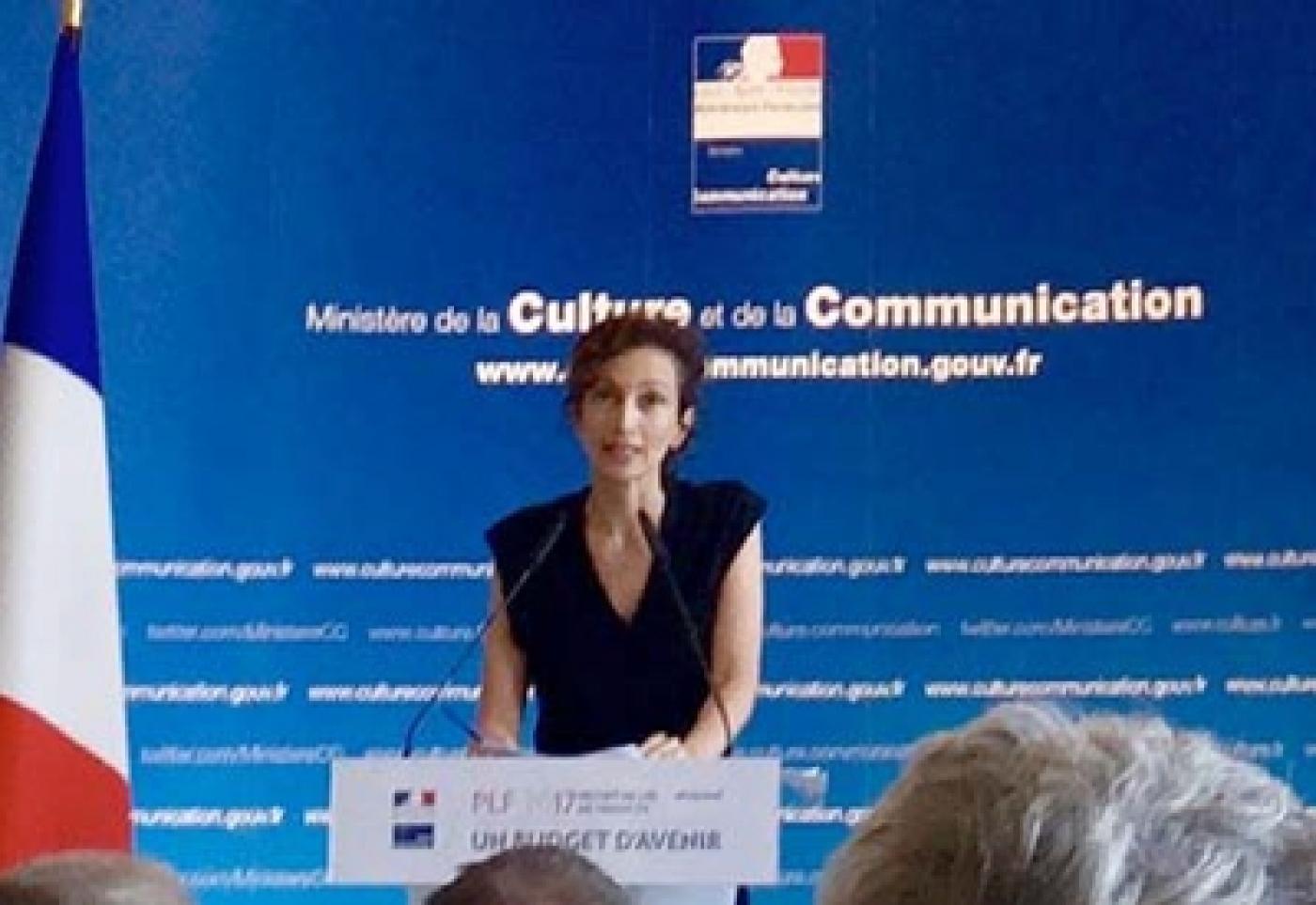 La ministre de la Culture présente un budget « historique »