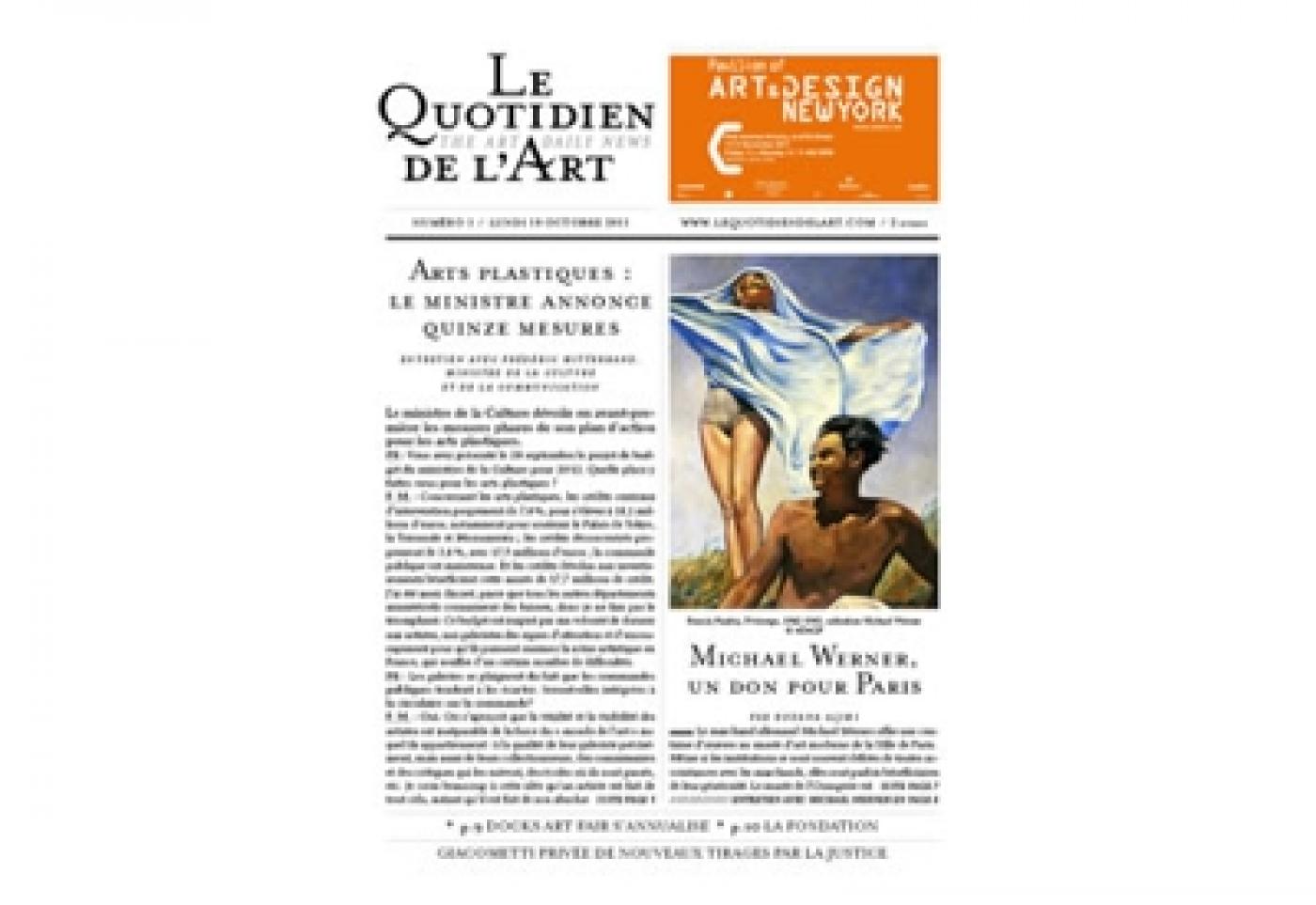 « Le Quotidien de l’Art » fête ses 5 ans