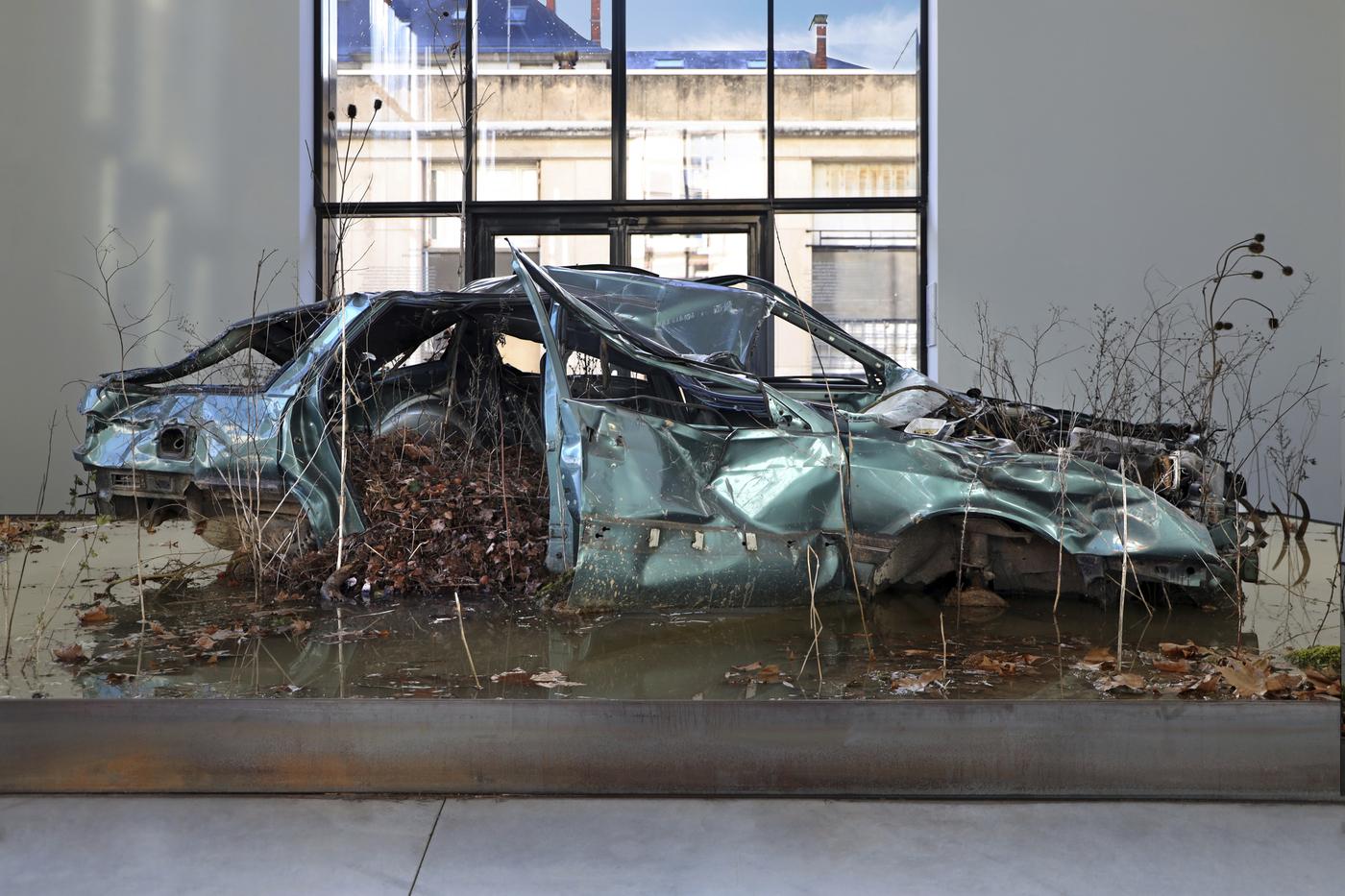 Vue de l'exposition « Nicolas Lamas, Times in collapse » au CCCOD de Tours.