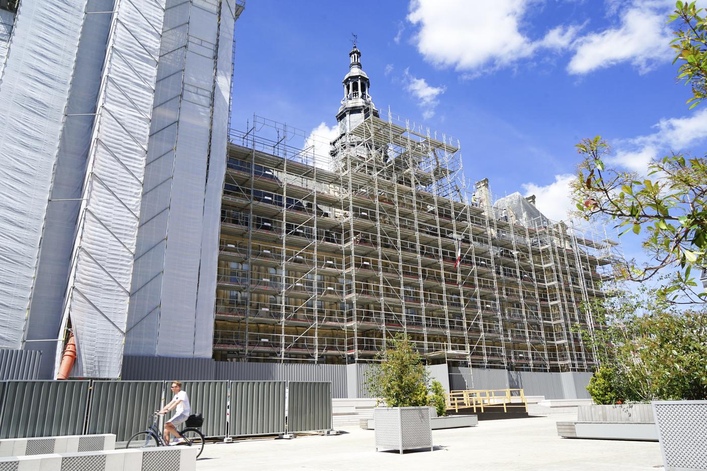 Reims : lifting pour la façade de l'Hôtel de Ville 