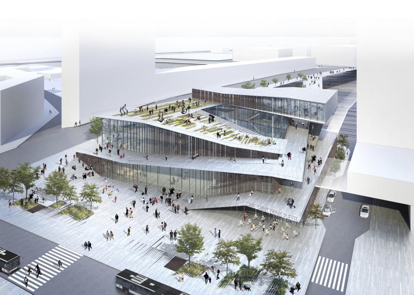 4 projets finalistes pour Saint-Denis Pleyel