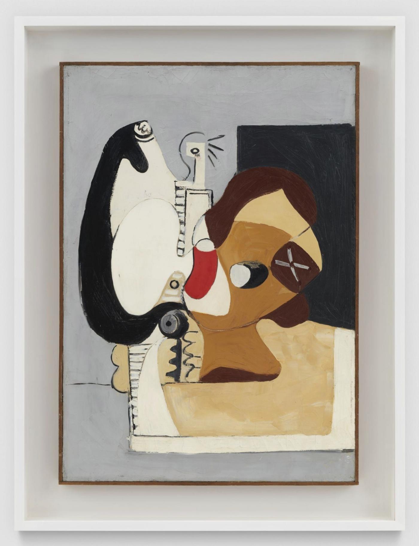 Arshile Gorky, Composition No. 3,  vers 1929–1930, huile sur toile, 85 x 60 cm. Hauser &amp; Wirth pour Art Basel 2021.