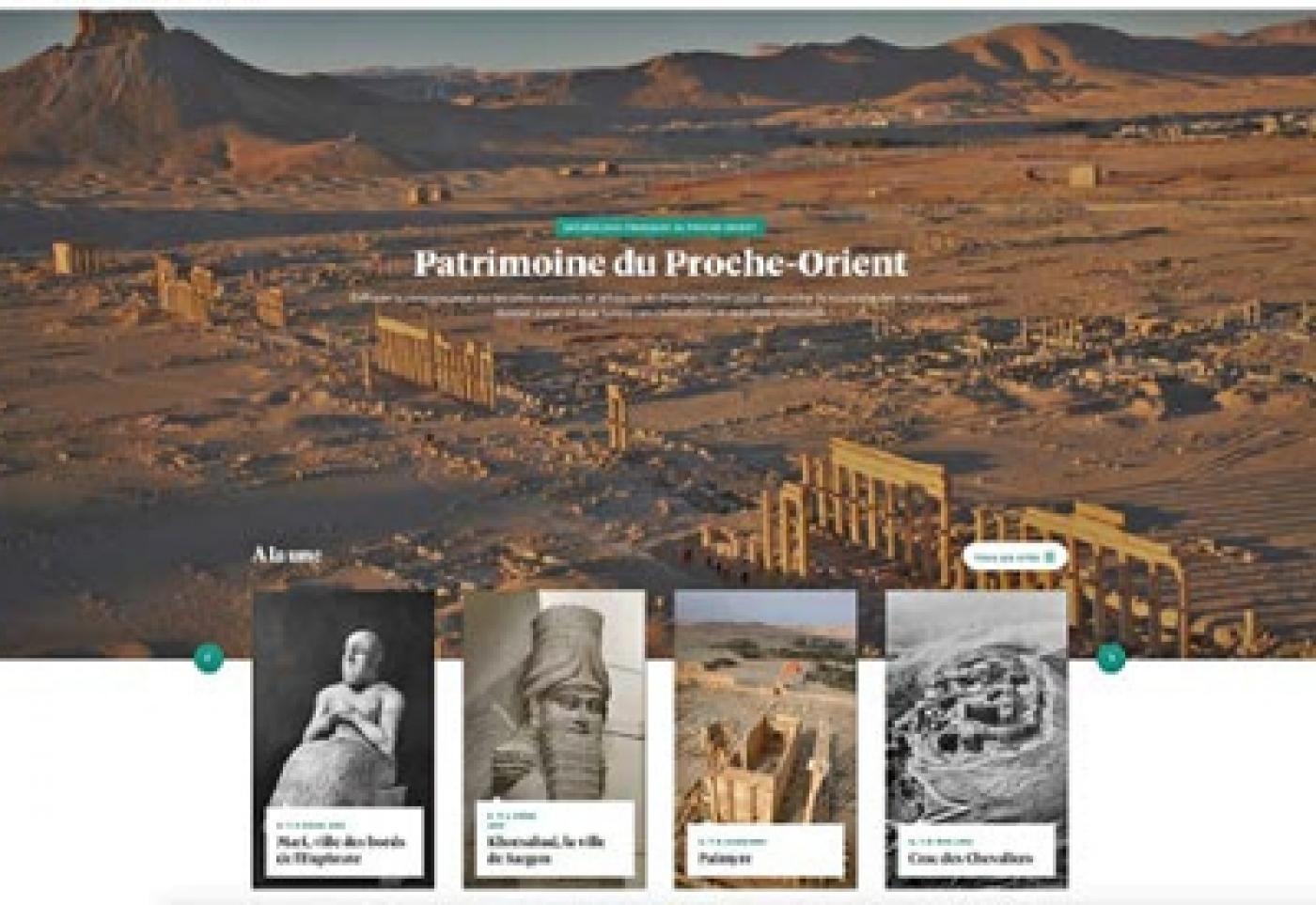 Le ministère de la Culture met en ligne un site Internet sur le patrimoine en danger au Proche-Orient