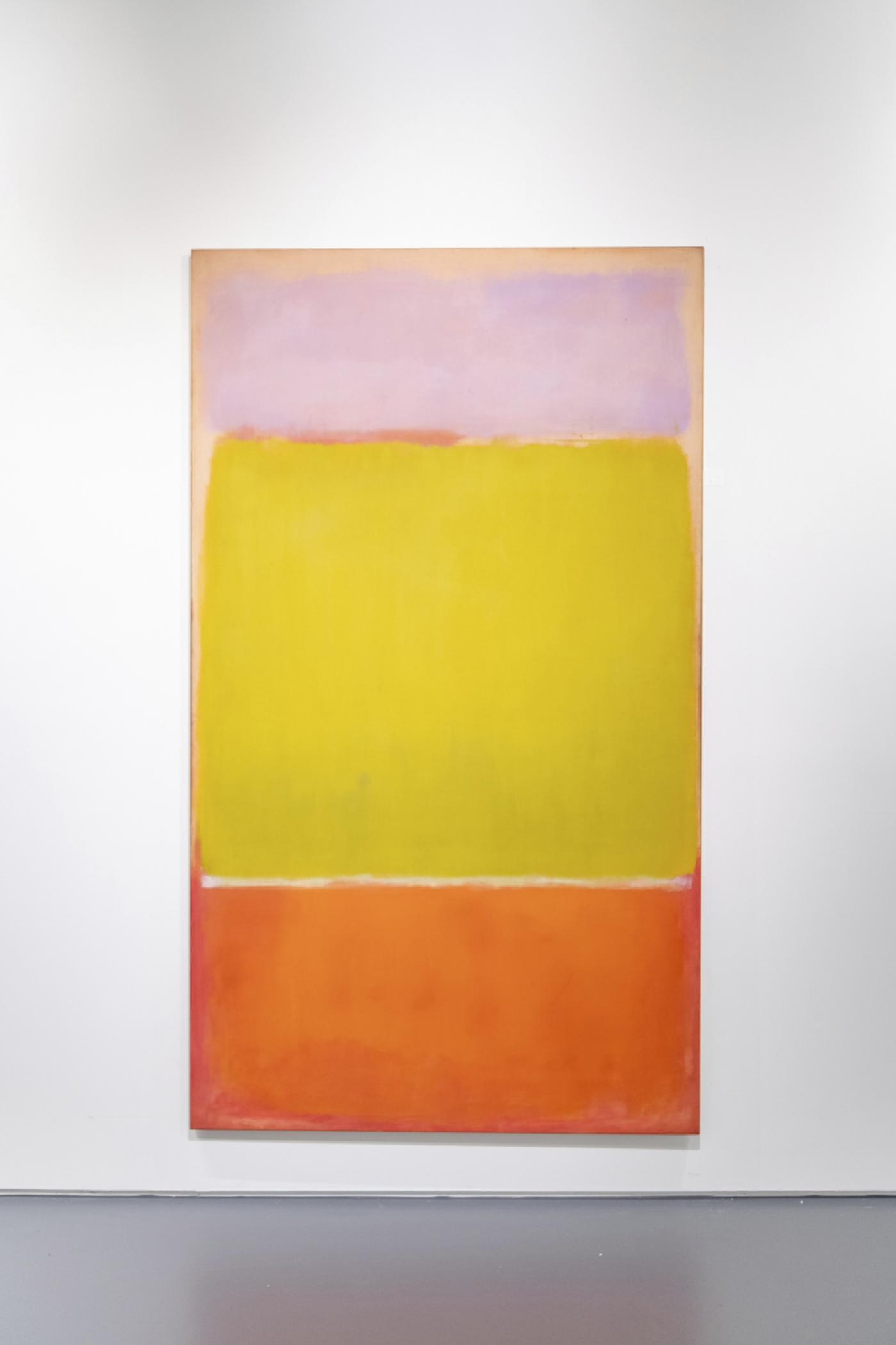 Mark Rothko, No. 7, 1951. Vue de l'exposition « The Macklowe Collection » à New York, septembre 2021.