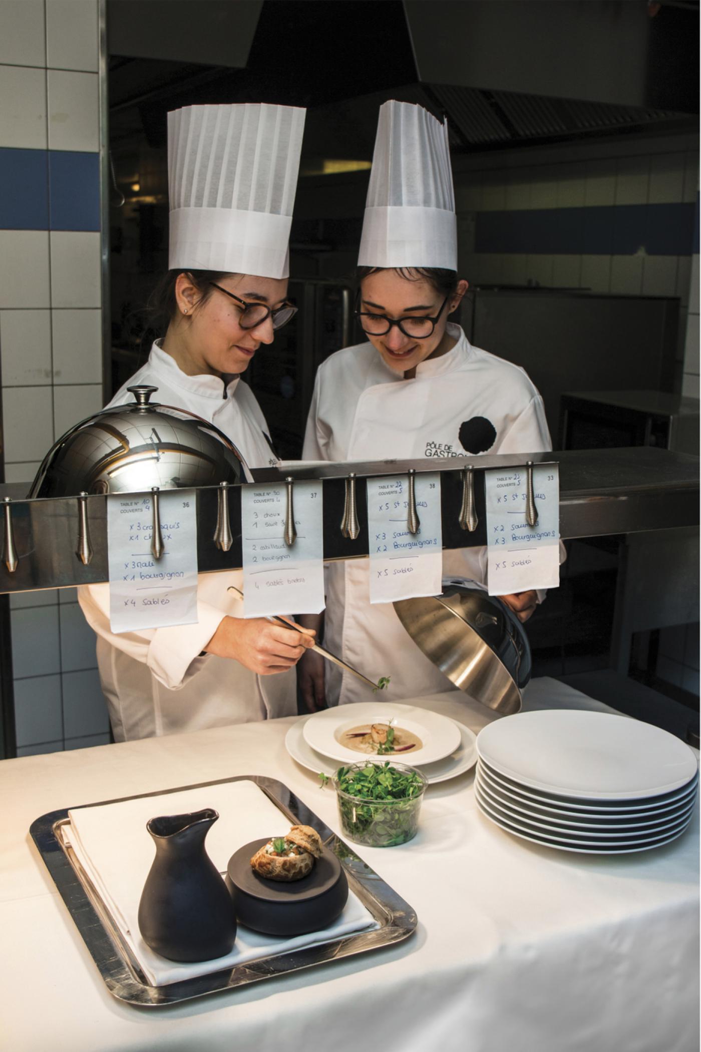 Le Campus Versailles, gastronomie.