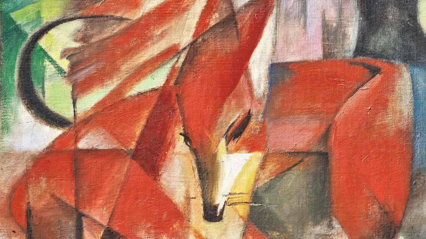 Franz Marc, "Les Renards" (1913),
adjugé le 1er mars 2022 chez Christie’s pour la somme record de 42,7 millions de livres sterling.