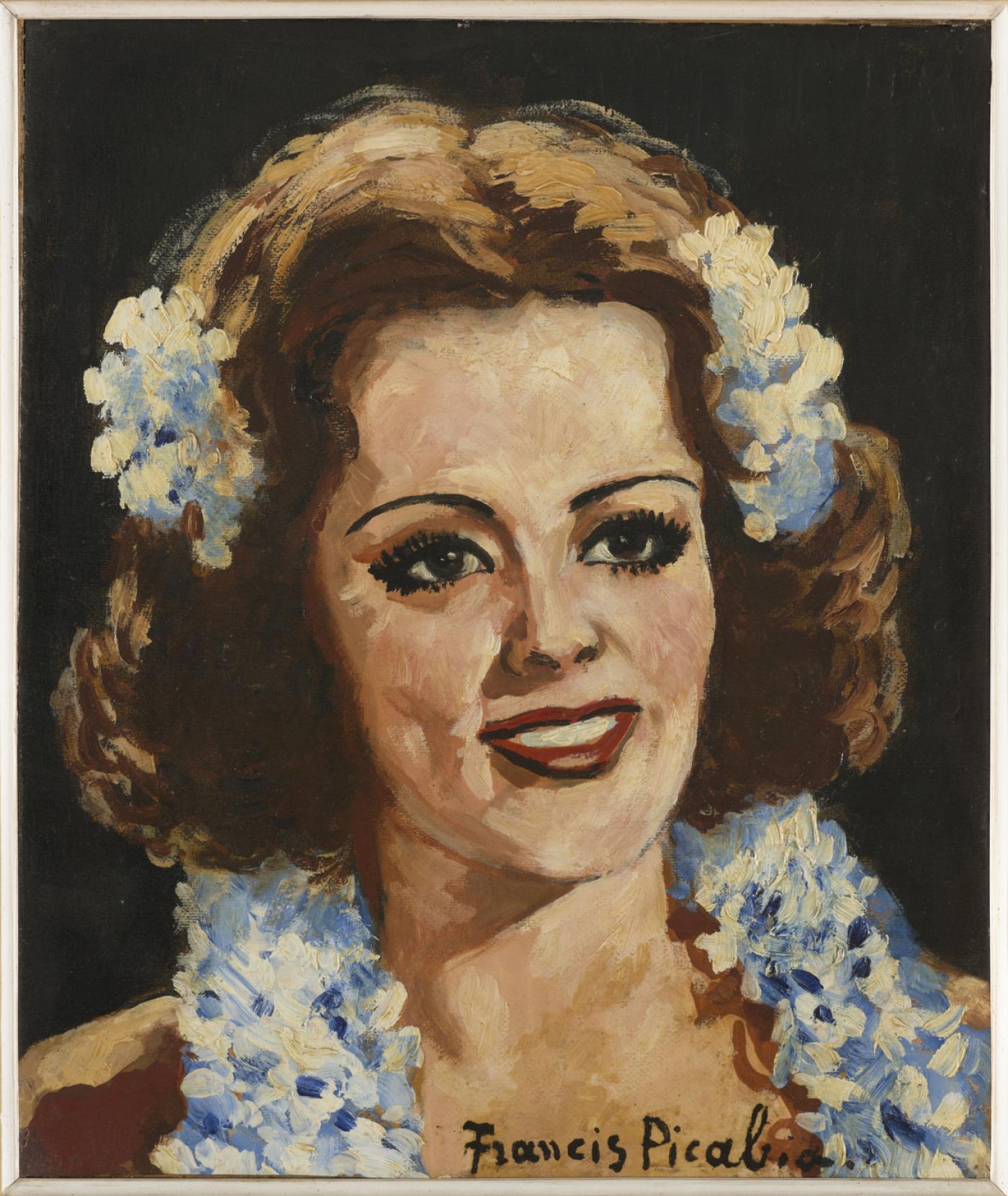 Francis Picabia, "Sans titre (Portrait de femme)", vers 1942.