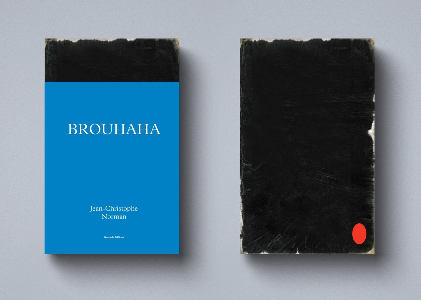 Catalogue de l'exposition Jean-Christophe Norman " Brouhaha " qui s'est tenue au Frac PACA du 16 octobre 2021 au 16 janvier 2022.