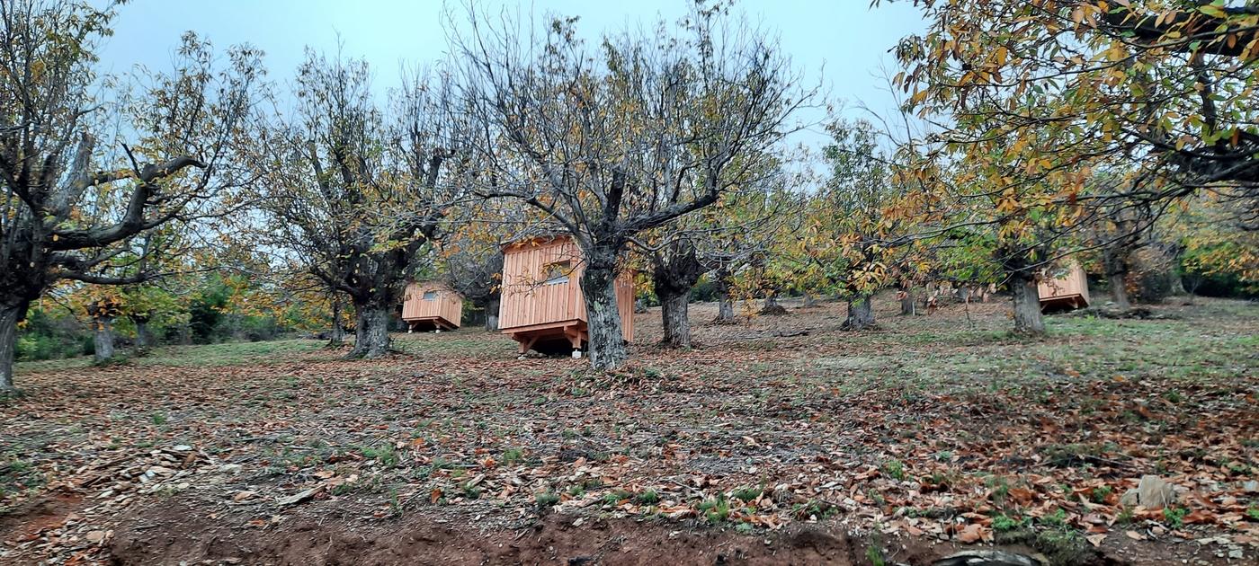 Les modules de résidence à Providenza, Haute-Corse.