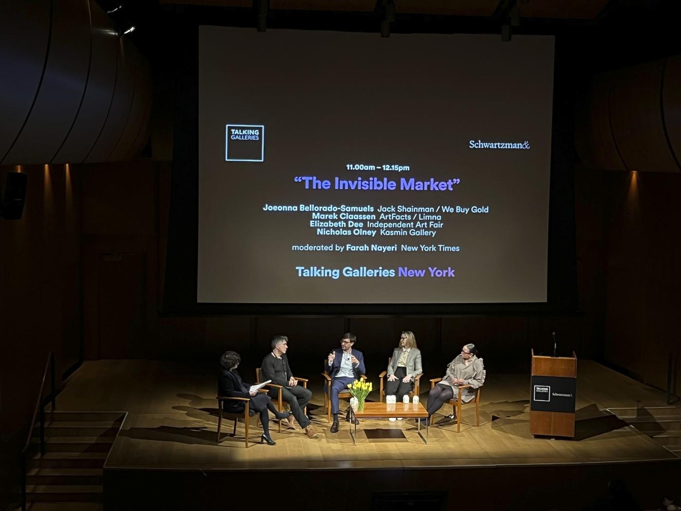 Talking Galleries : le think tank débarque à New York