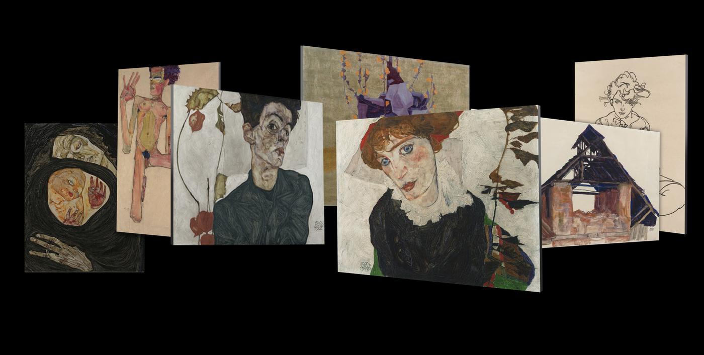 La collection de NFT autour du  tableau du peintre autrichien Egon Schiele," Leopold Czihaczek au piano".